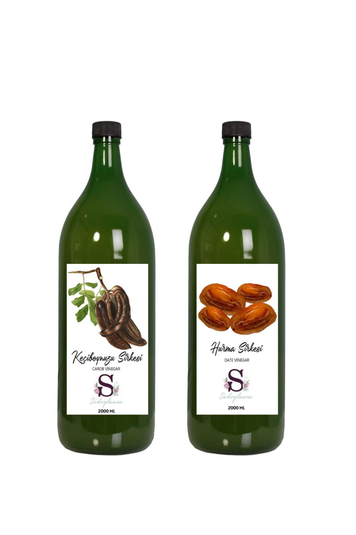 Süheylaana Doğal Keçiboynuzu Sirkesi 2000 Ml - Doğal Hurma Sirkesi 2000 Ml