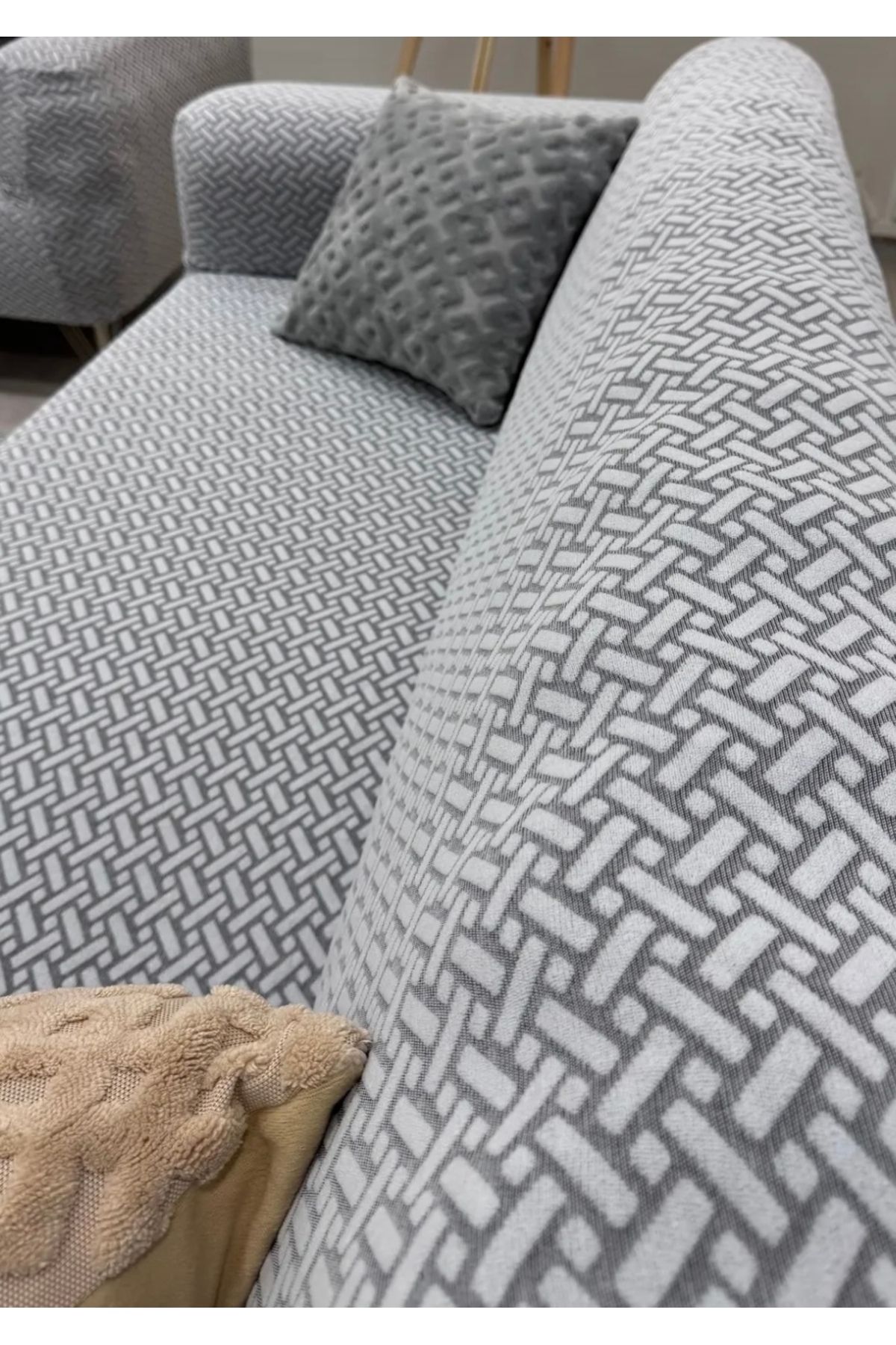 Muensu 3*3*1*1 Oturma, Kanepe, Çekyat Takımı, Oturma Grubu Örtüsü One Size 001