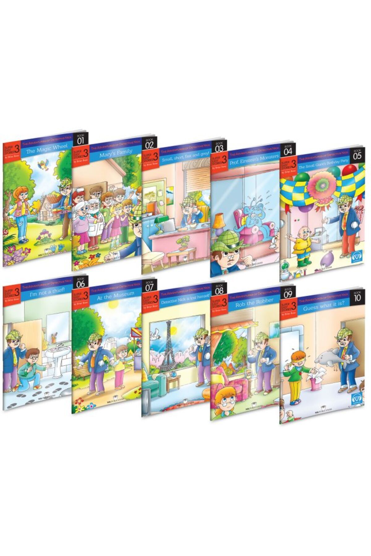Destek Yayınları İngilizce İlkokul 3Sınıf Hikaye 10lu set Karekod Dinlemeli