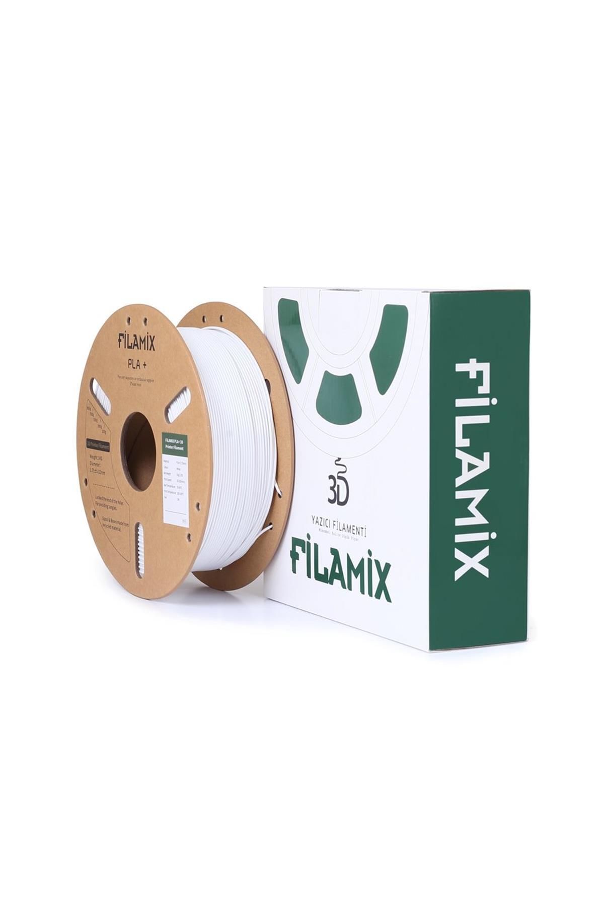 FİLAMİX Filamix Beyaz Filament Pla + 1.75mm 1 Kg