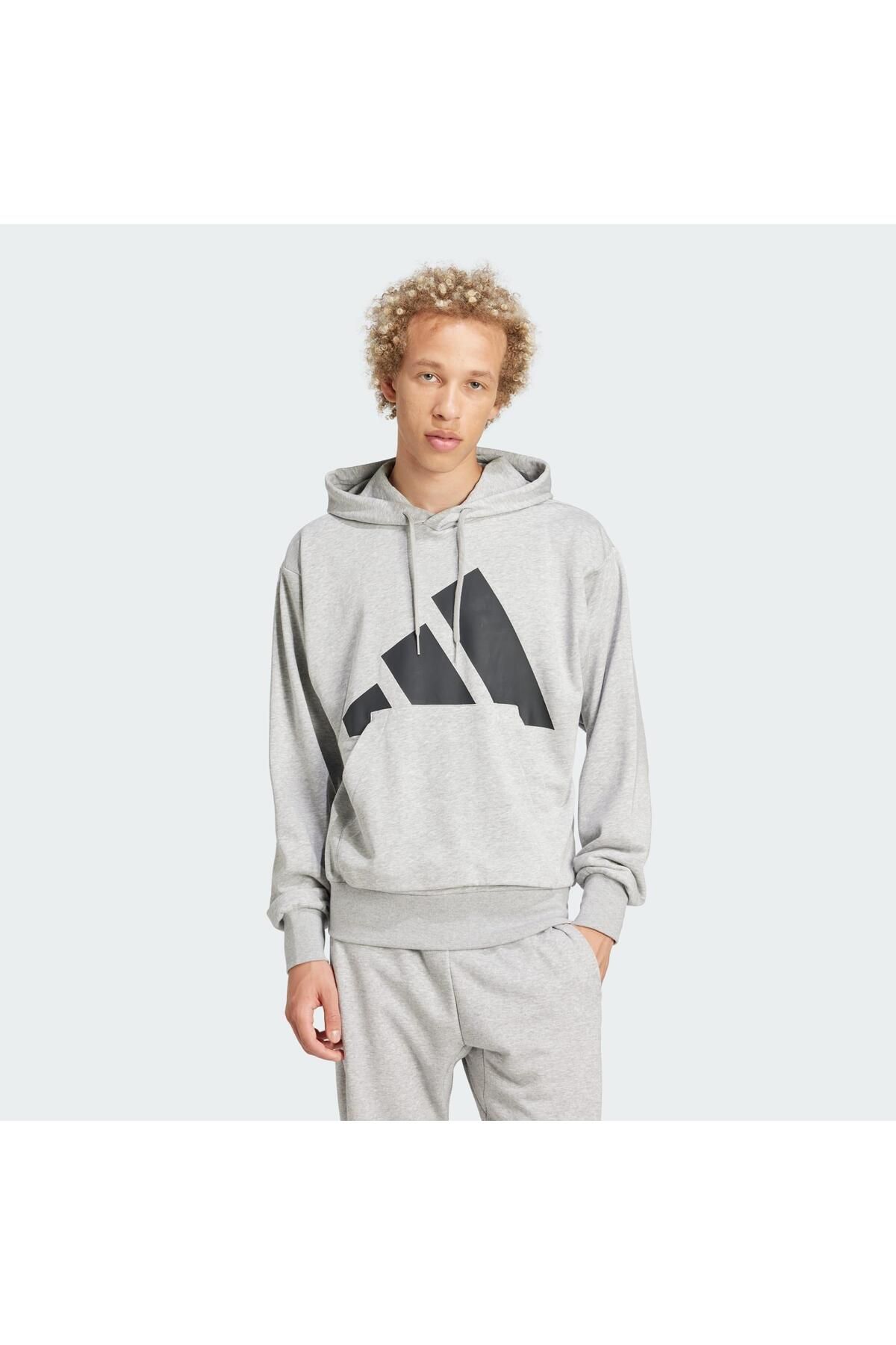 adidas ADİDAS ERKEK KAPÜŞONLU SWEATSHIRT M BL FT HD JE8889
