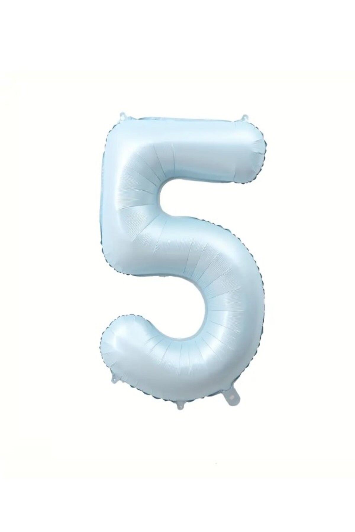 party mix Soft Mavi Rakam Folyo Balon 70 cm | Erkek Bebek & Doğum Günü Süsü | Pastel renk balon