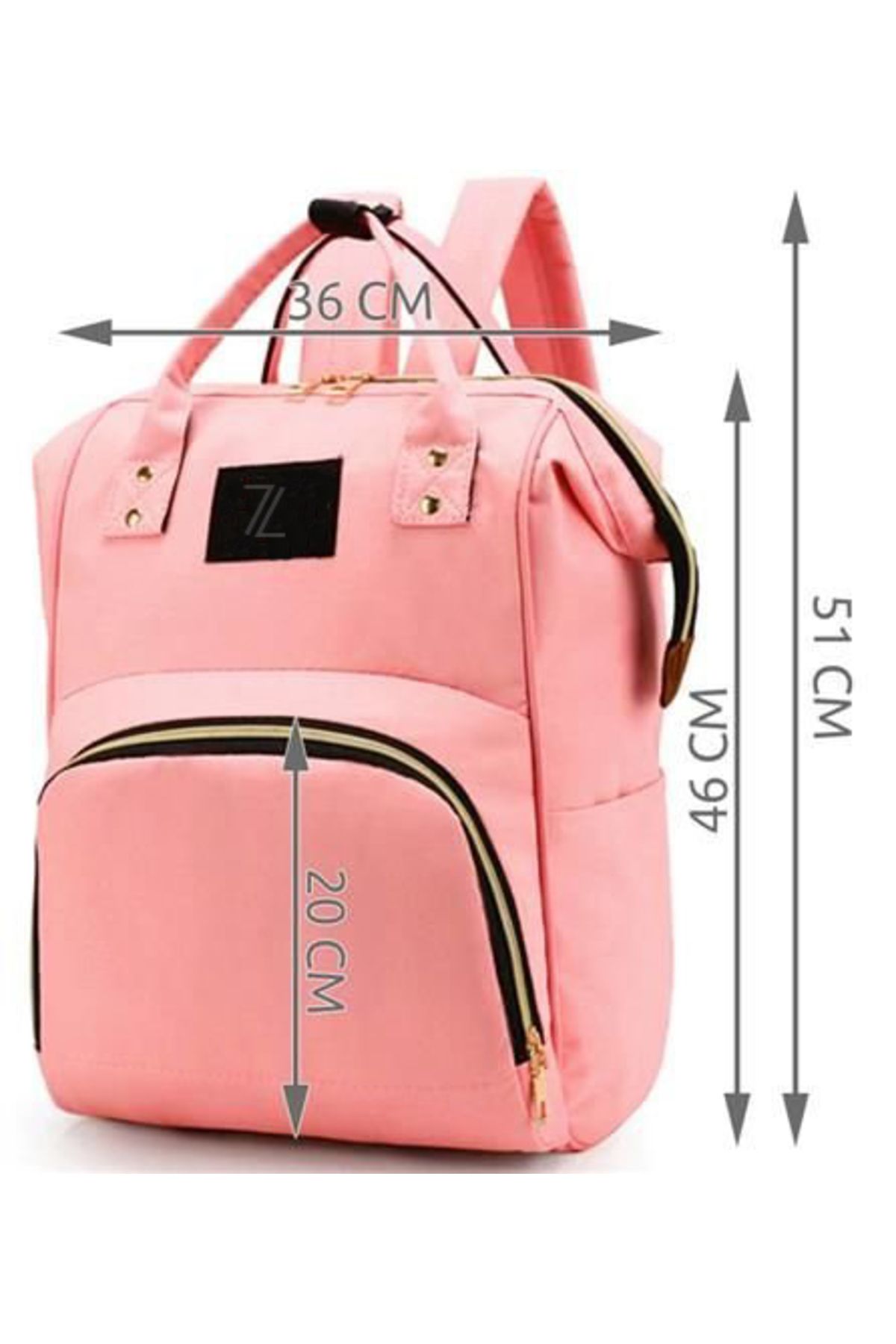 zola-Rucsac/geanta multifunctionala, Ideal pentru mamici, roz 3