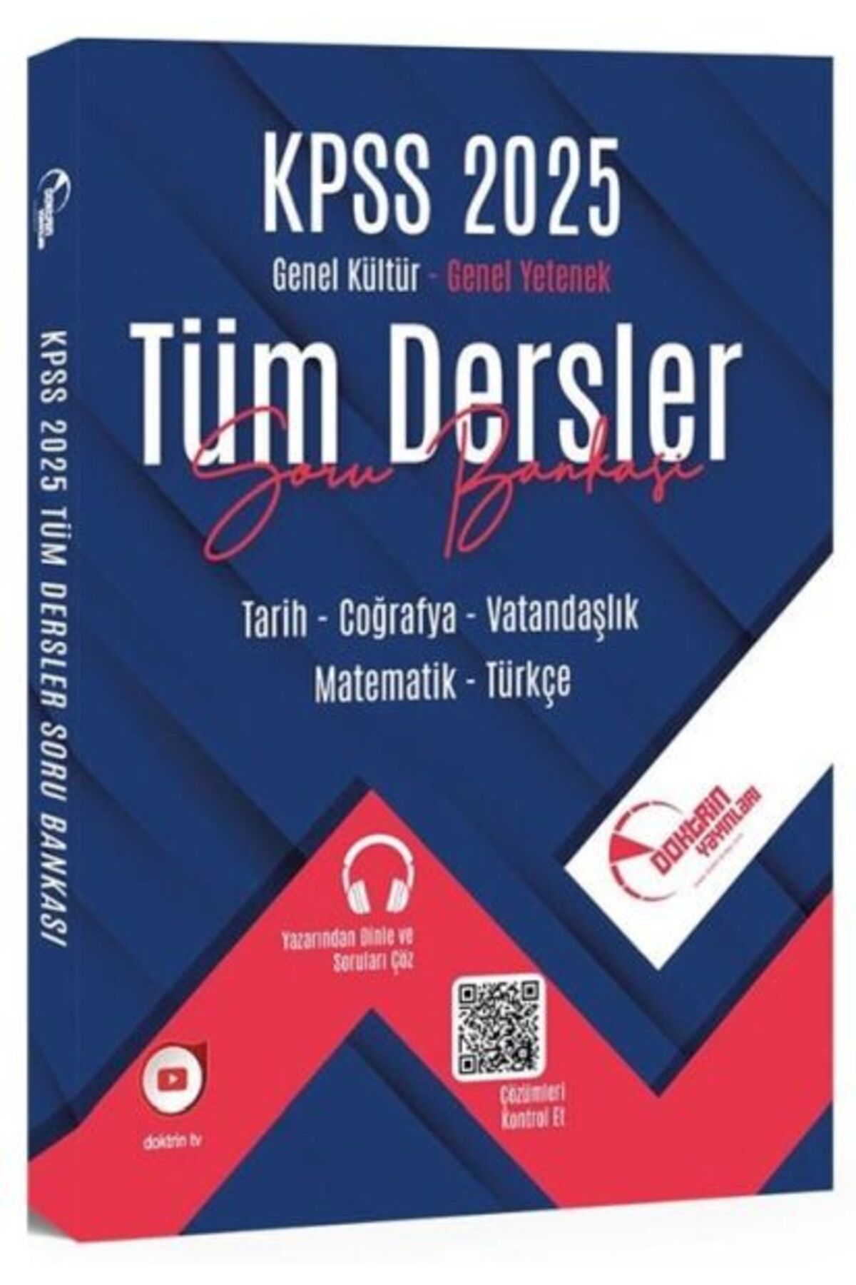 Doktrin Yayınları Doktrin Yayınları 2025 KPSS Genel Yetenek Genel Kültür Tüm Dersler Soru Bankası