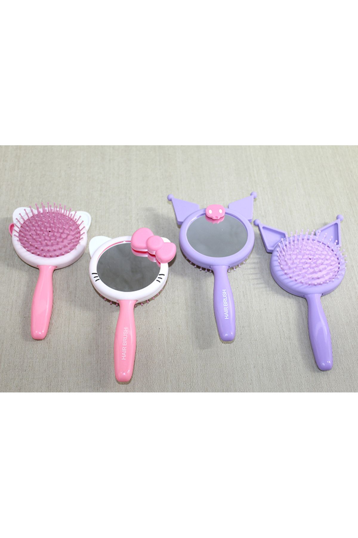 Shopyzone Kuromi, Hello Kitty Karışık Aynalı Tarak