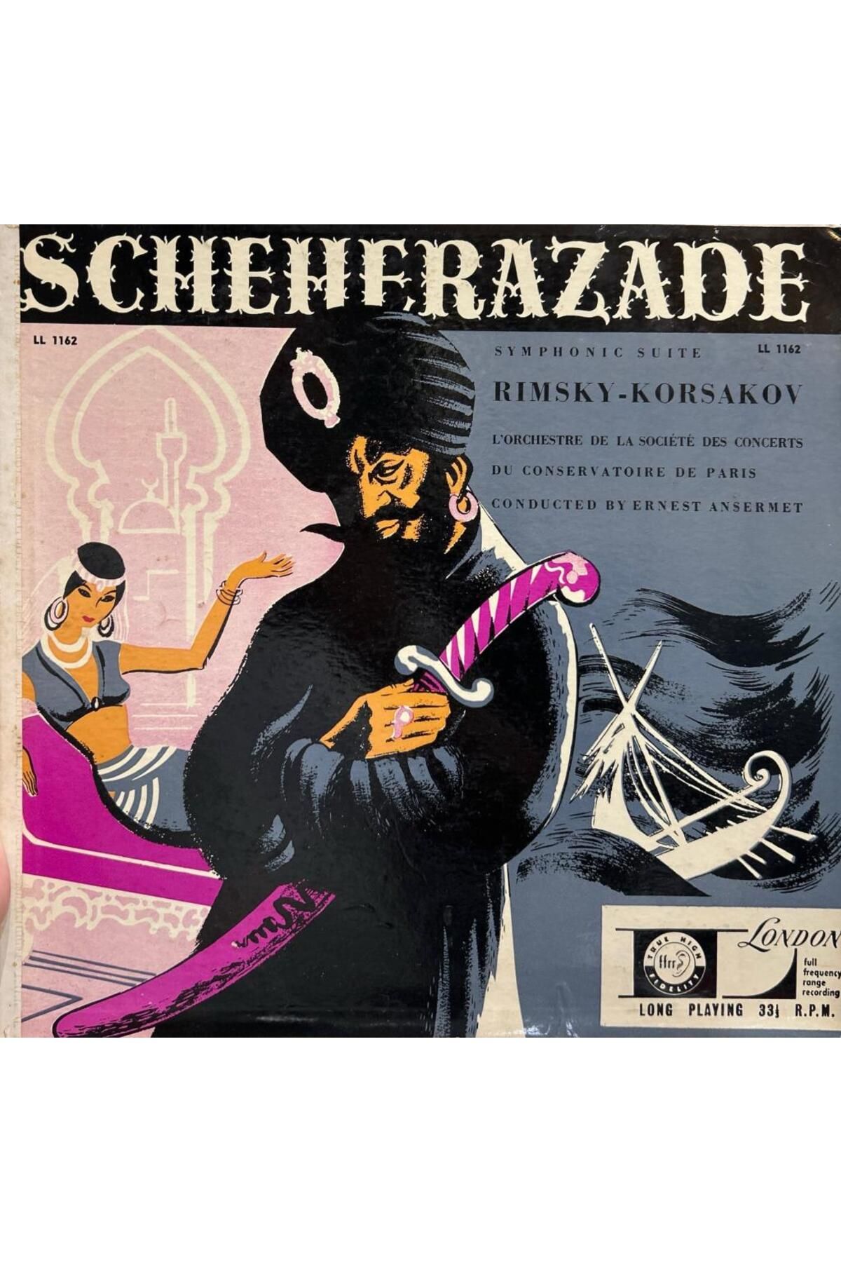 Kadıköy Plak Kulübü Scheherazade - Symphonic Suite Rimsky-Korsakov Barış Manço Şehrazad orjinali bu albümde 1955 BASKI L