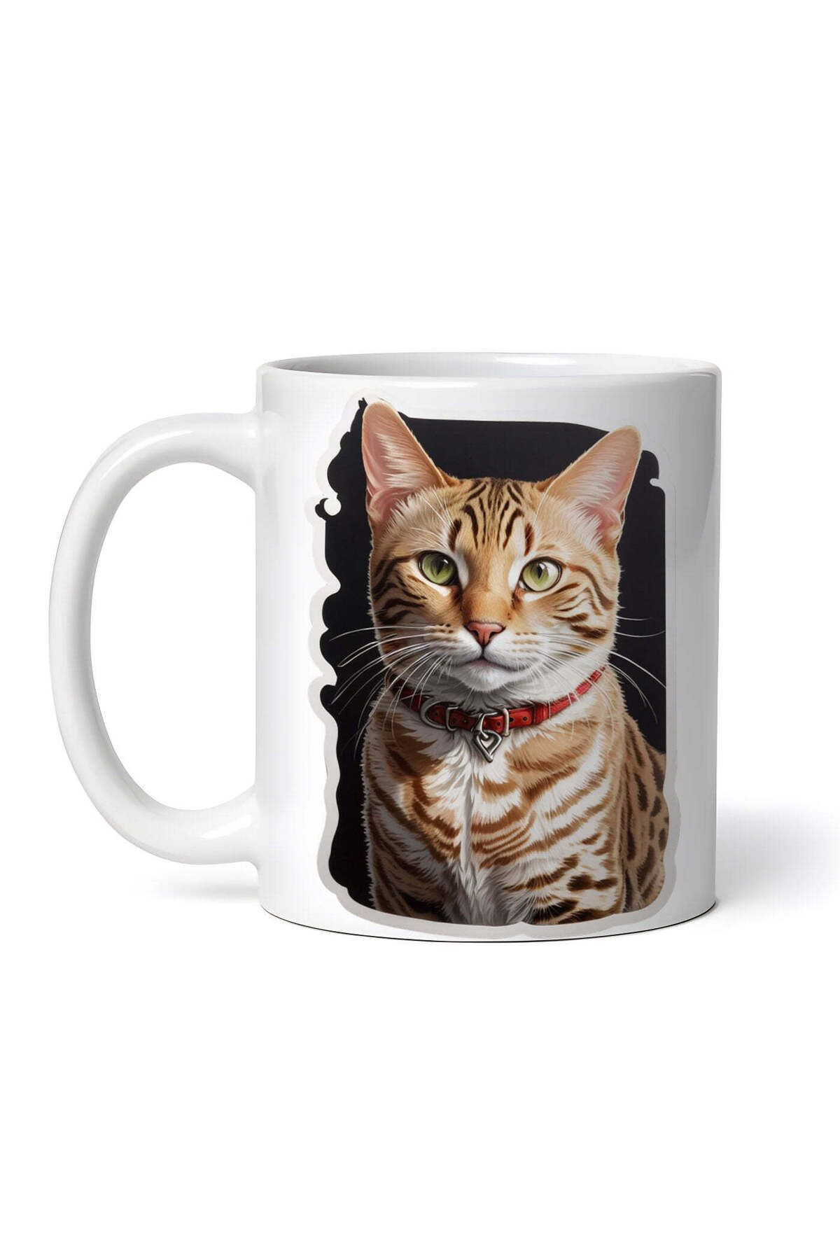 OEM Cană Albă Personalizată, Pisica Ocicat, Inovatix . 330ml - One Size