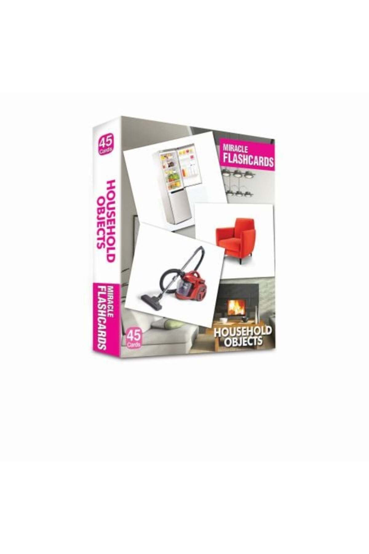 Destek Yayınları Miracle Flashcards Household Objects 45 Cards