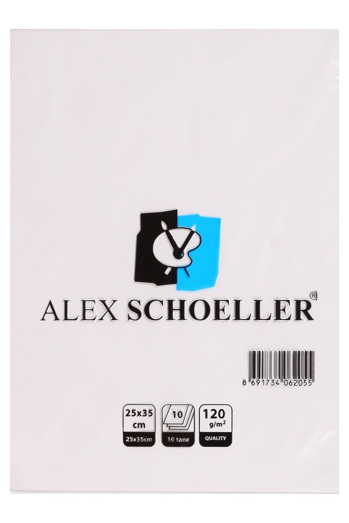 Alex Schoeller RESİM KAĞIDI ALX-9814 25x35 120 GR. 10 LU PAKET