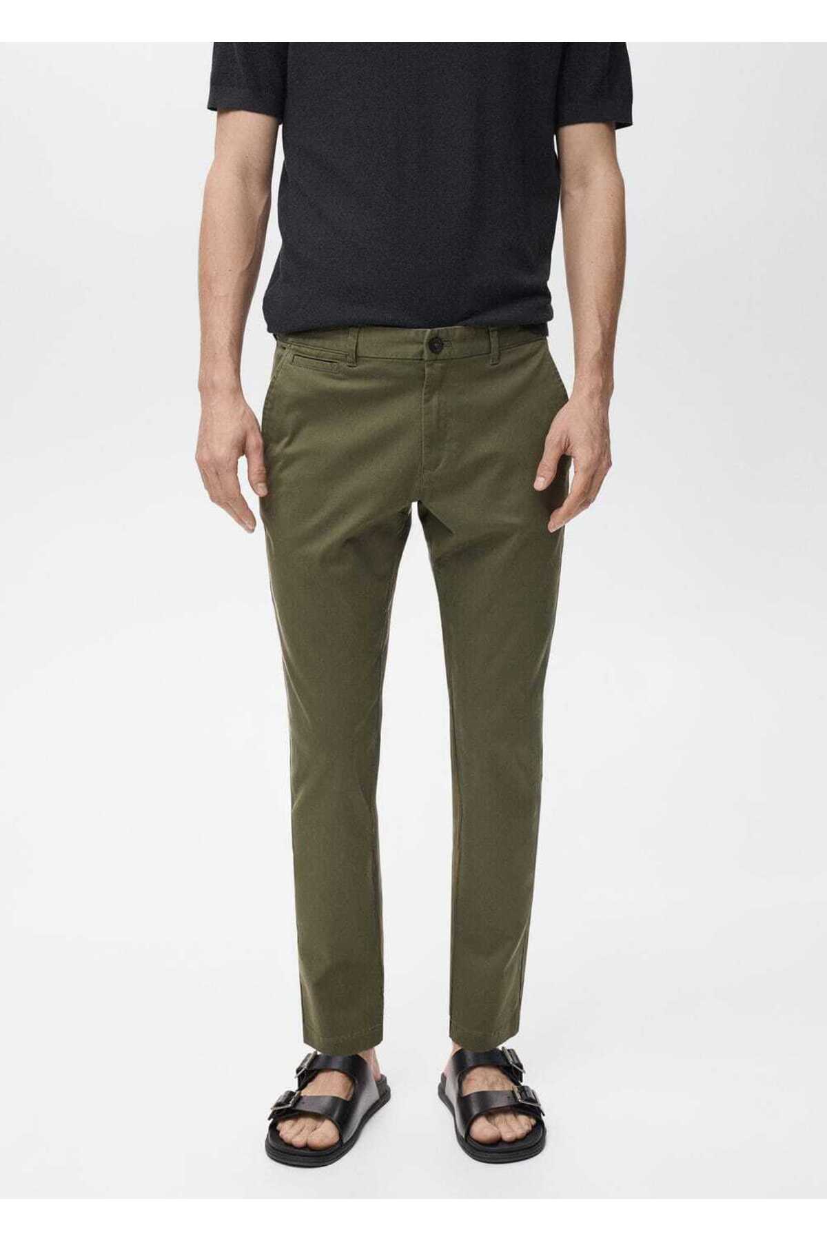 Prato Chino tapered cropped pantolon