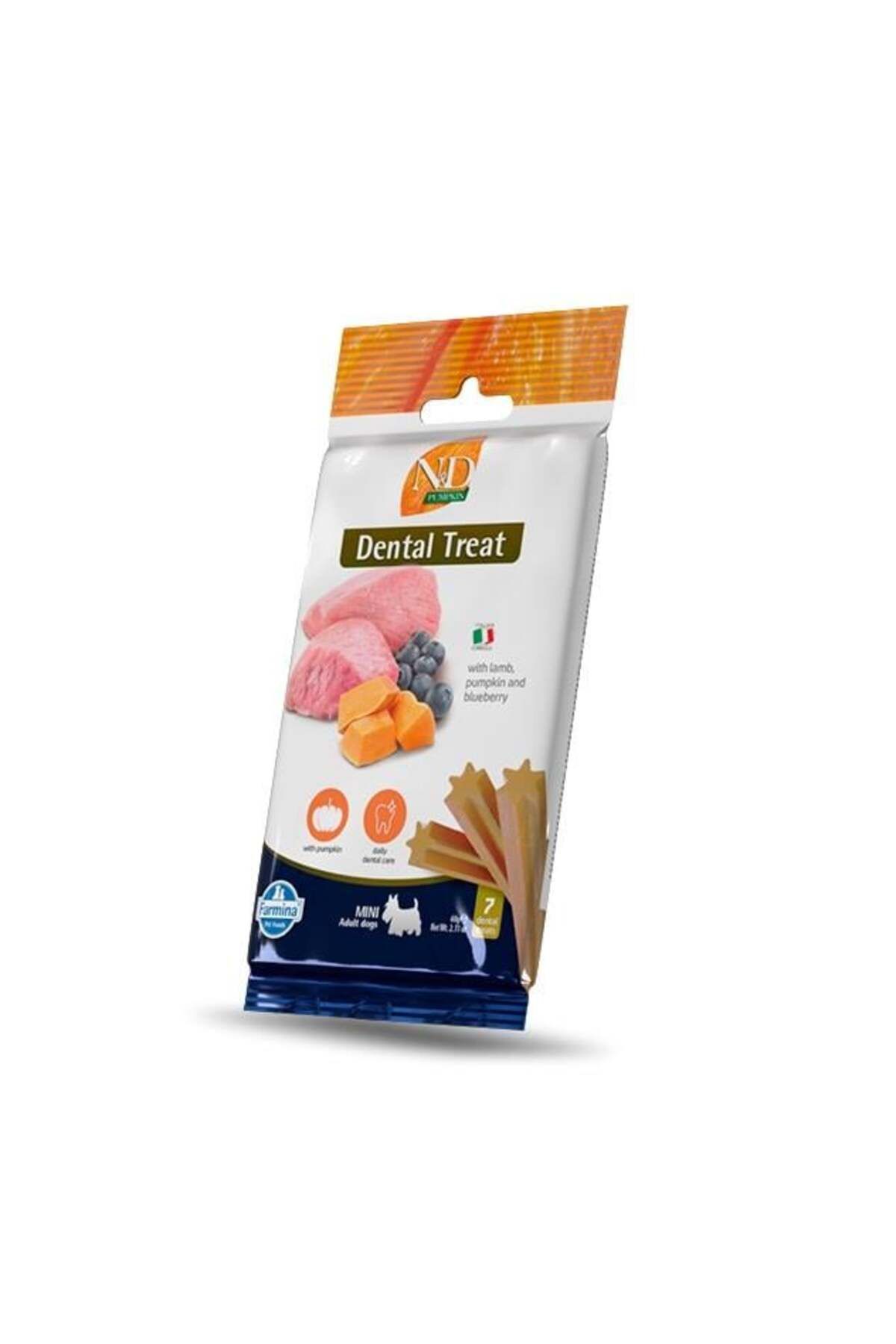 ND N&D Dental Treat Kuzulu Yaban Mersinli Mini Köpek Ödülü 60 Gr