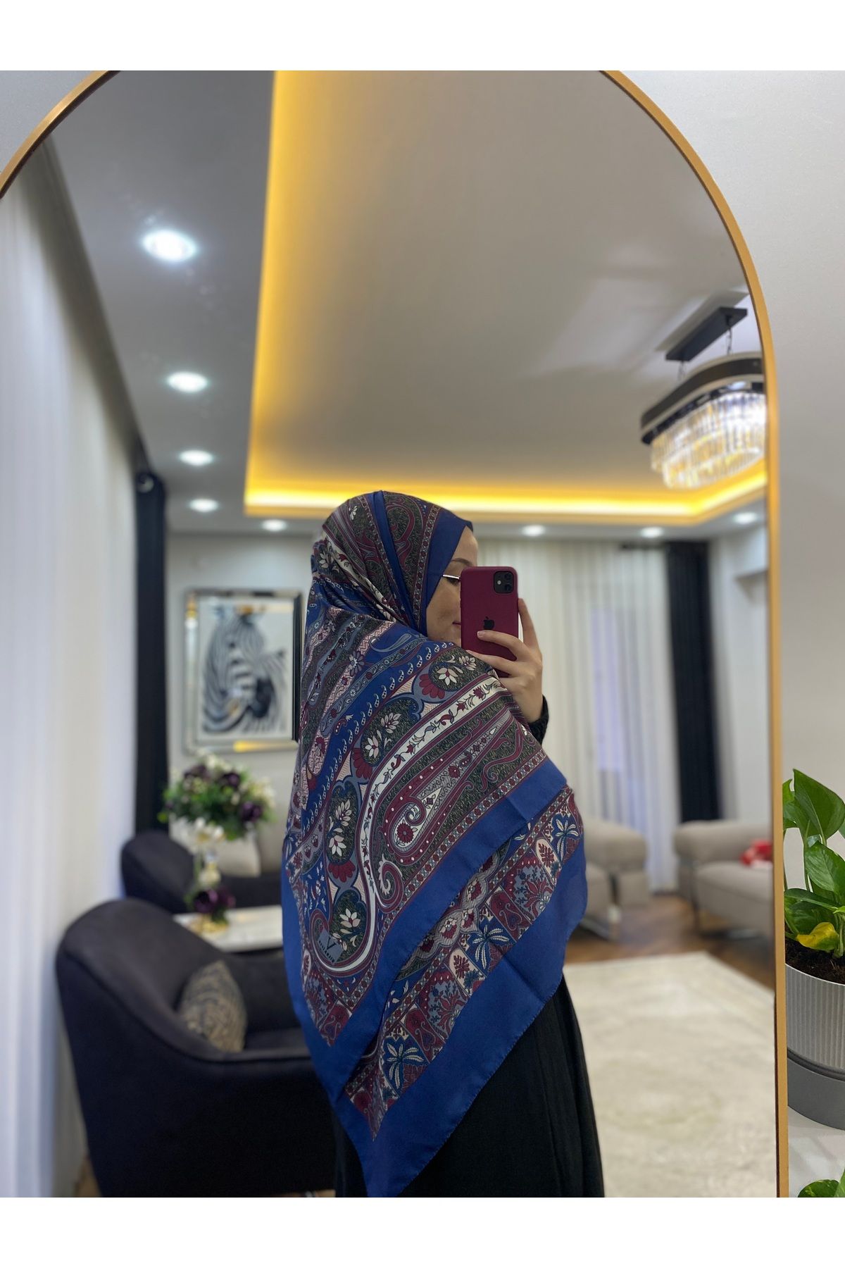 Vilda ipek ETNİK DESEN SOFT İPEK ŞAL