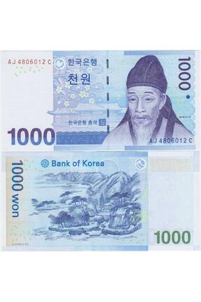 Banknoting GÜNEY KORE 1000 WON 2007. KONFÜÇYÜS BİLGİNİ YI HWANG PORTRELİ. ÇİL...