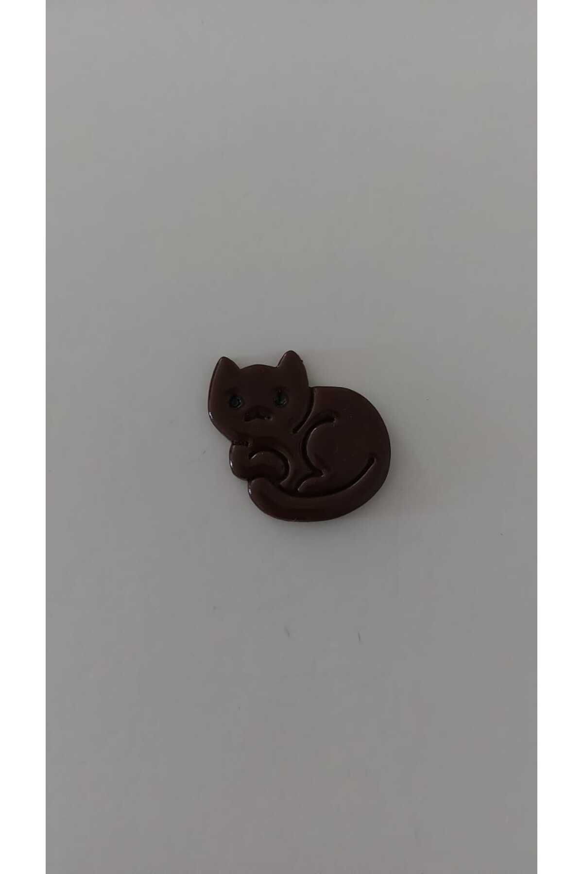 GiftlandCollection GiftLand El Yapımı Polimer Kil Kedi Magnet