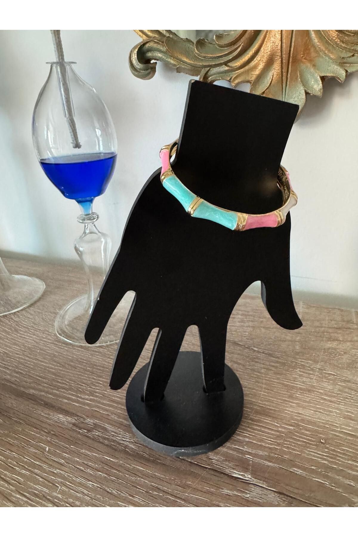 misstakıjewerly RENKLİ ÇELİK KELEPÇE