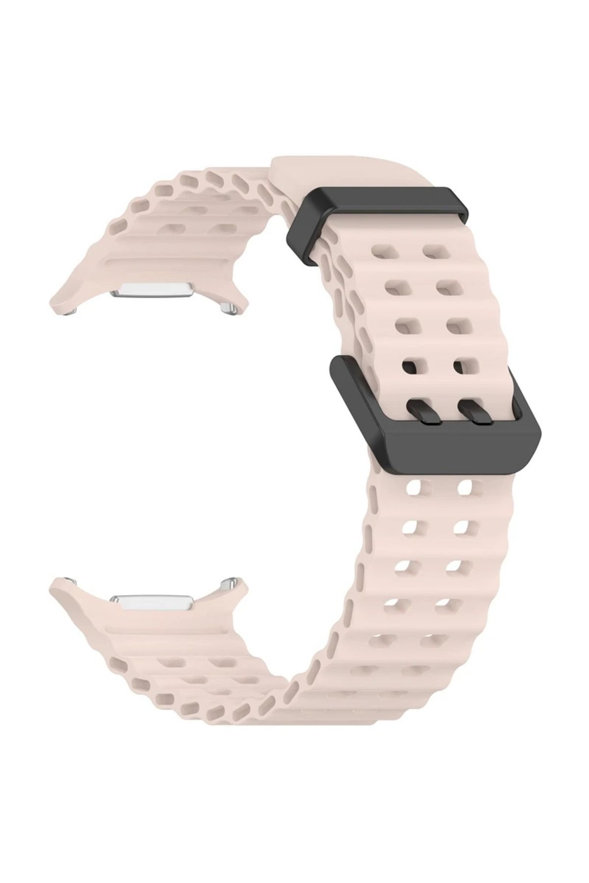 Dmay Samsung Galaxy Watch Ultra (47MM) Uyumlu Delikli Tokalı Silikon Kordon