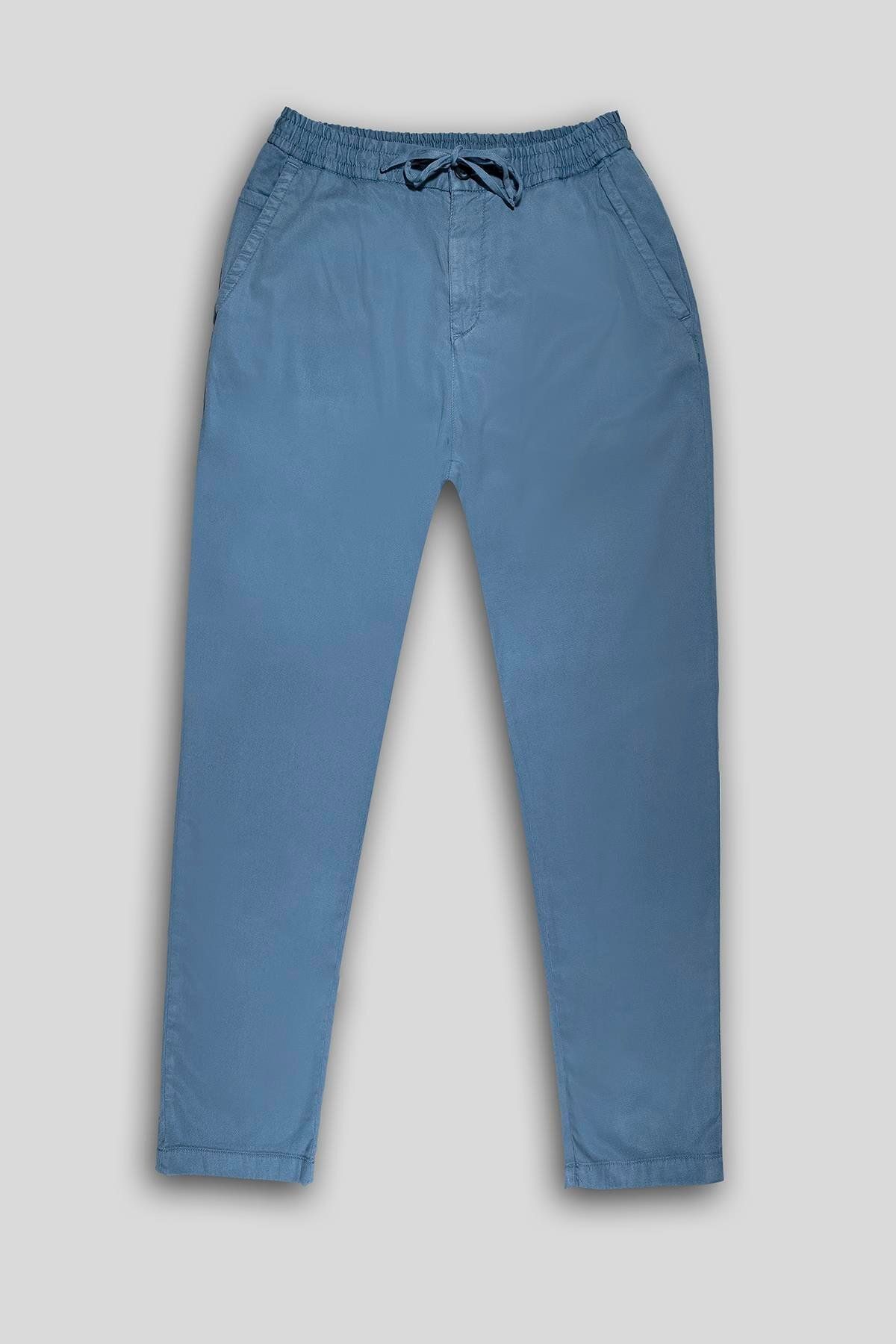 GMG FIRENZE Beli Lastikli ve Kordonlu Jogger Erkek Pantolon