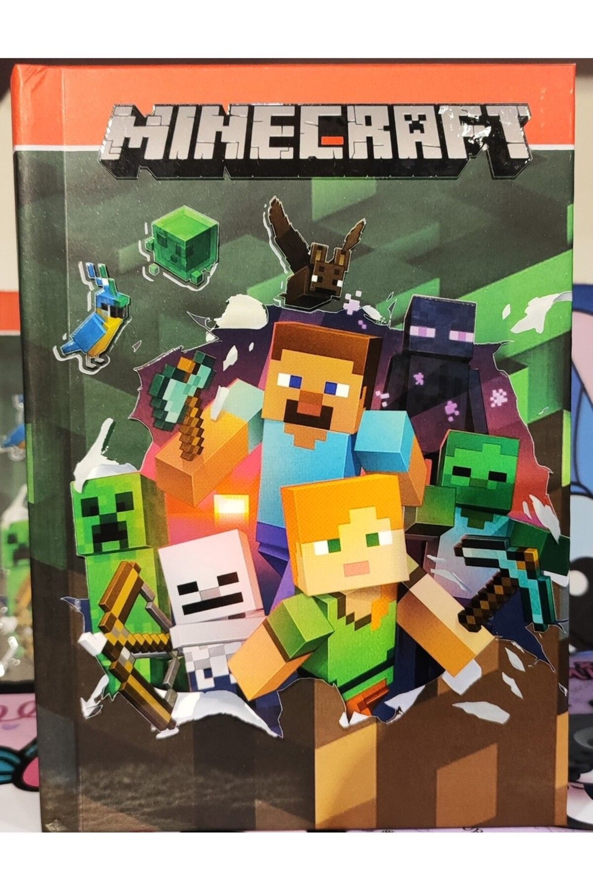 bundle island Mc ciltli sert kapak ajanda günlük çok amaçlı çizgili defter