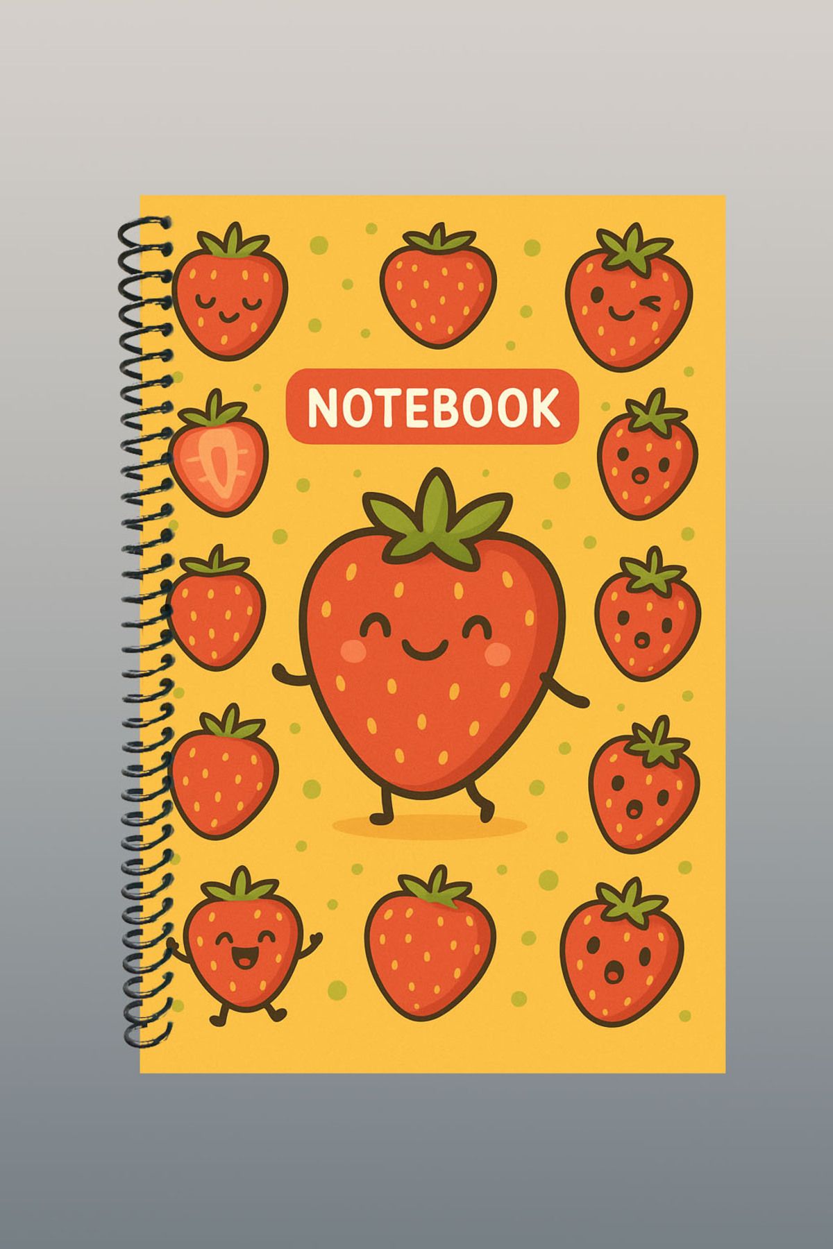 Notique Sevimli Meyveler A5 Kareli Defter
