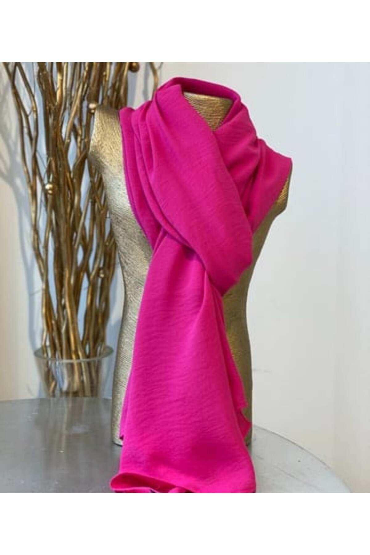 Perla Scarf & More İnveeCaz Şal Fuşya