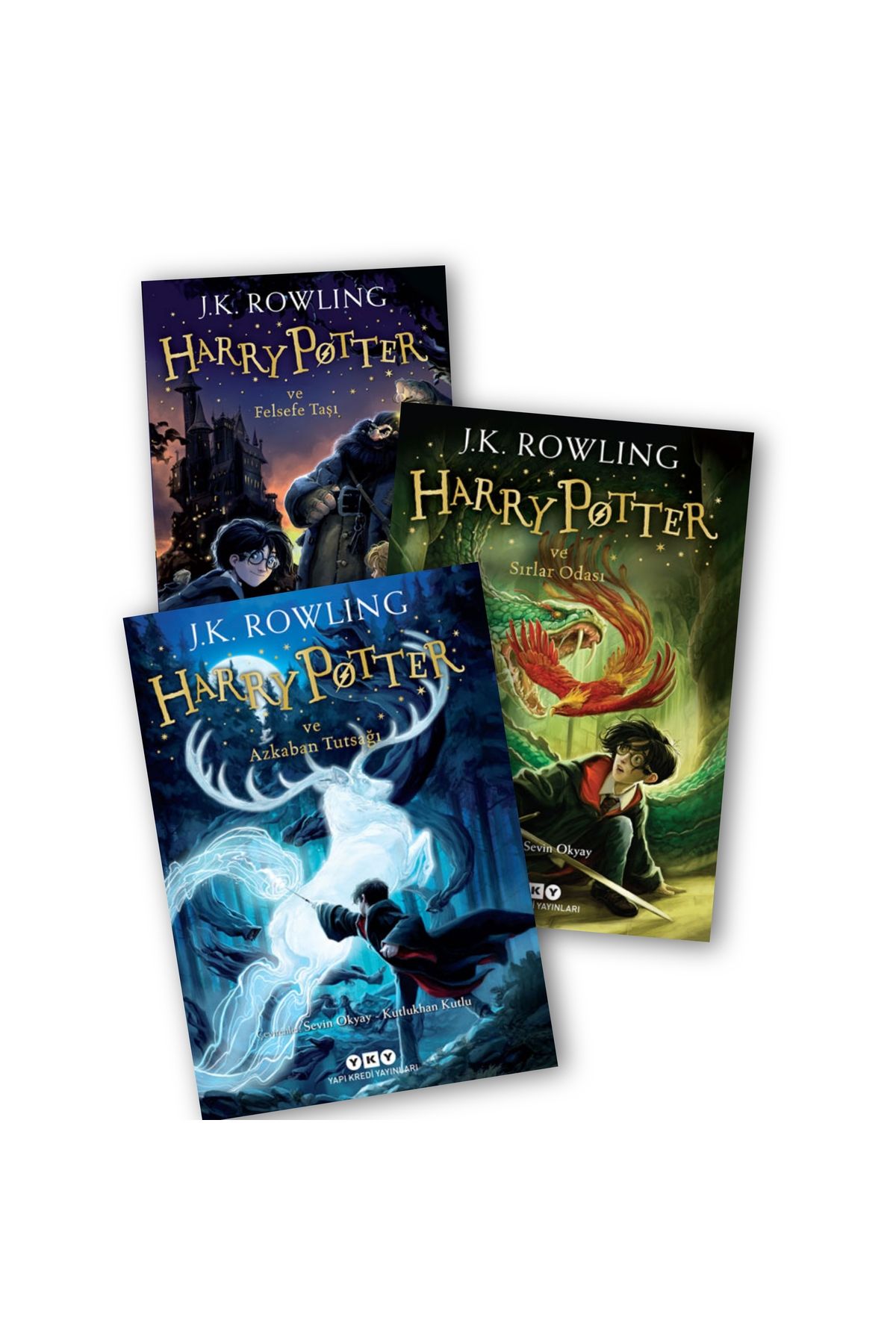 Yapı Kredi Yayınları Harry Potter Felsefe Taşı - Sırlar Odası - Azkaban Tutsağı 3 lü Set J.K. Rowling