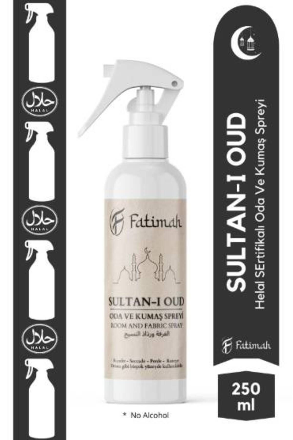 NESAFET Fatimah Sultan-ı Oud Oda Ve Çamaşır Spreyi 250ML