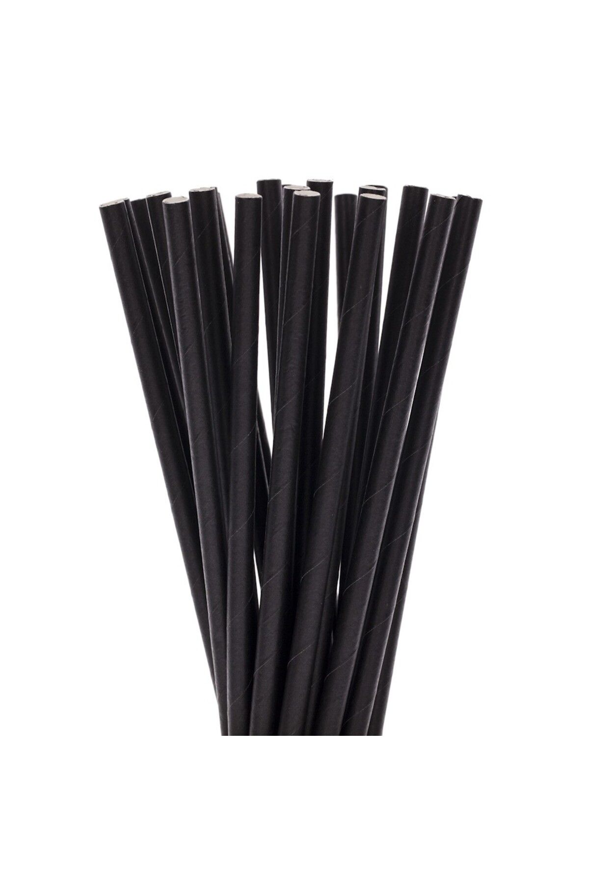 OEM Set 100 Paie, Din Hartie, 20 Cm, Model Uni, Negru Unisex - 10