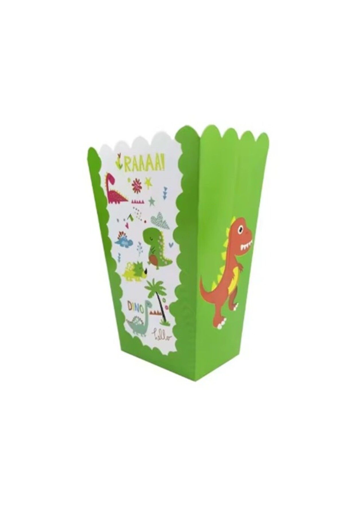OEM Set 6 Cutii De Popcorn, Colectia Dino Park, 9 X 13 Cm, Din Carton, Multicolor Unisex - 10