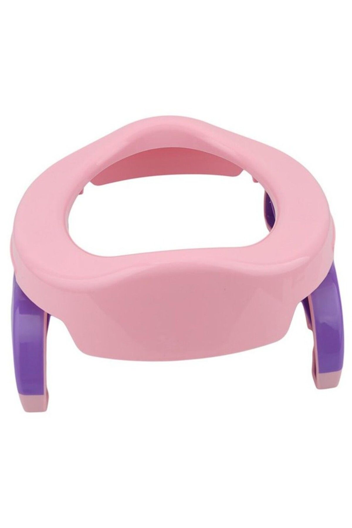 OEM Olita Portabila 2 In 1, Olita + Capac De Toaleta, Din Plastic, Diametru 21 Cm, Roz Unisex - 10