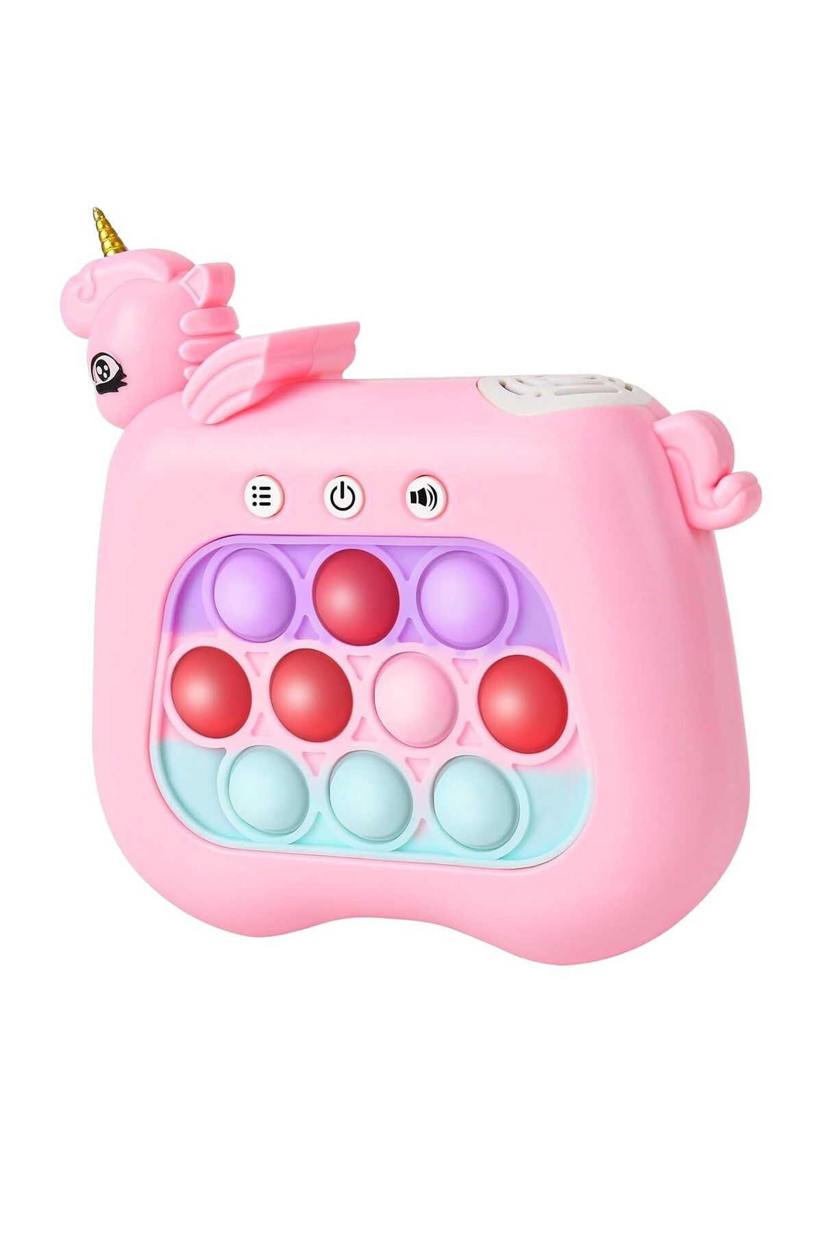 Flippy-Pop It Whack A Mole , Unicorn Roz, Jucărie Interactivă Anti-stres, 4 Moduri Joc, 3 Ani 1