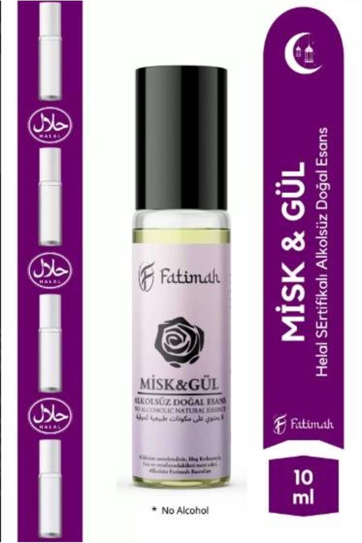 Genel Markalar Fatimah Misk & Gül Alkolsüz Roll-On 10ML