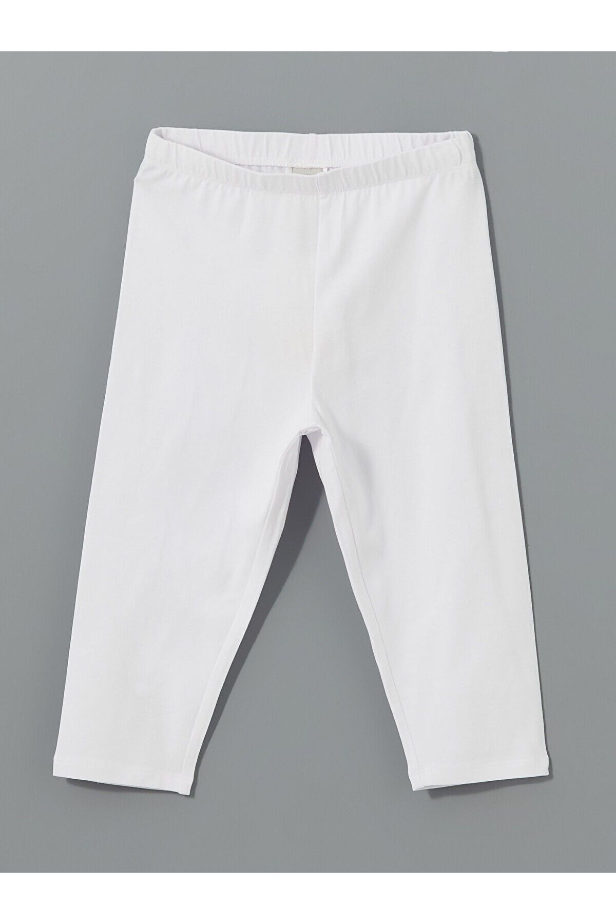 LC Waikiki Beli Lastikli 3/4 Boy Kız Çocuk Tayt