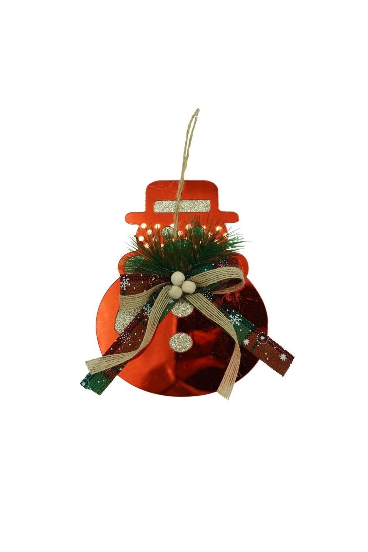 OEM Ornament Brad, Om De Zapada, Rosu, Lucios, 14*17cm, Acril, Interior/ Exterior Unisex - 10