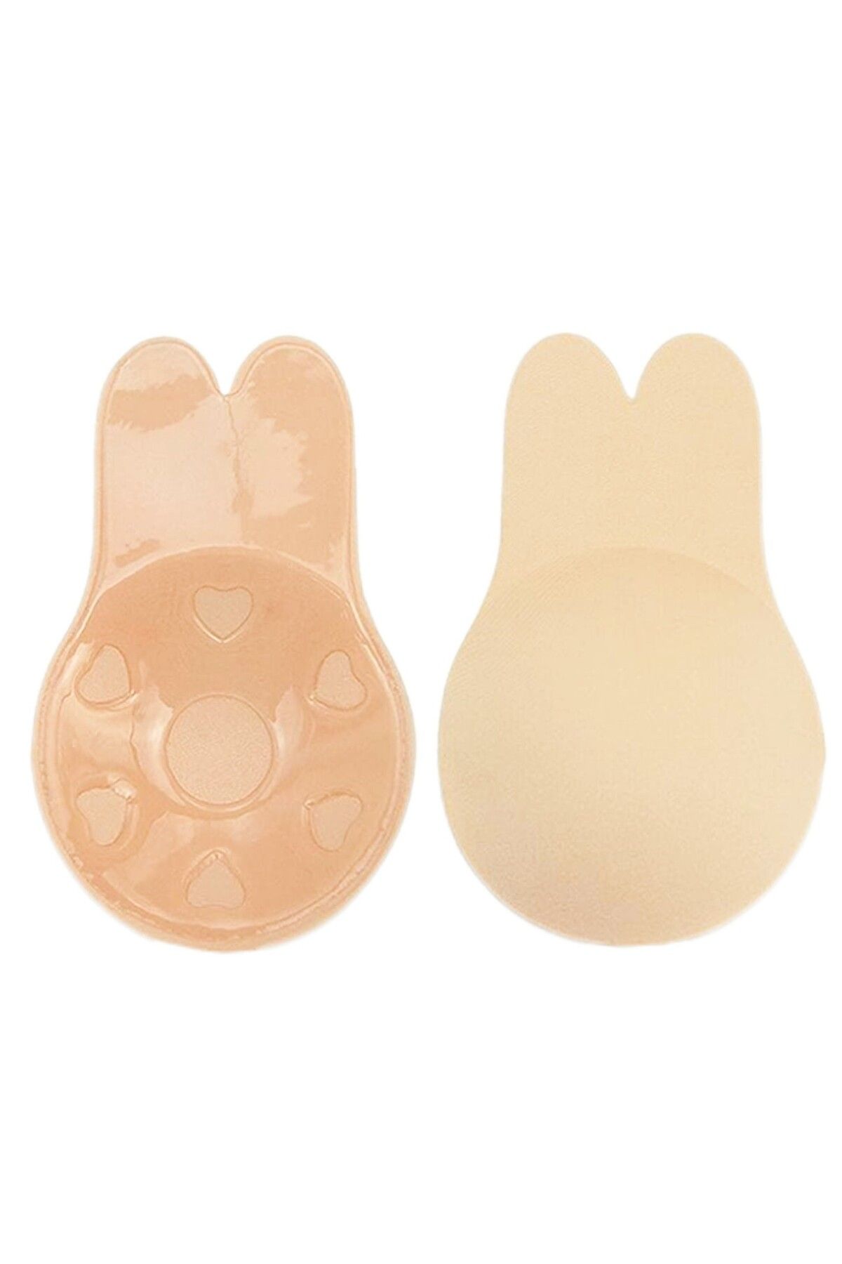 Flippy-Invisible Bra, Self-Adhesive Silicone, Flippy, Push-Up Effect, Strapless, Reusable, Universal Size 1