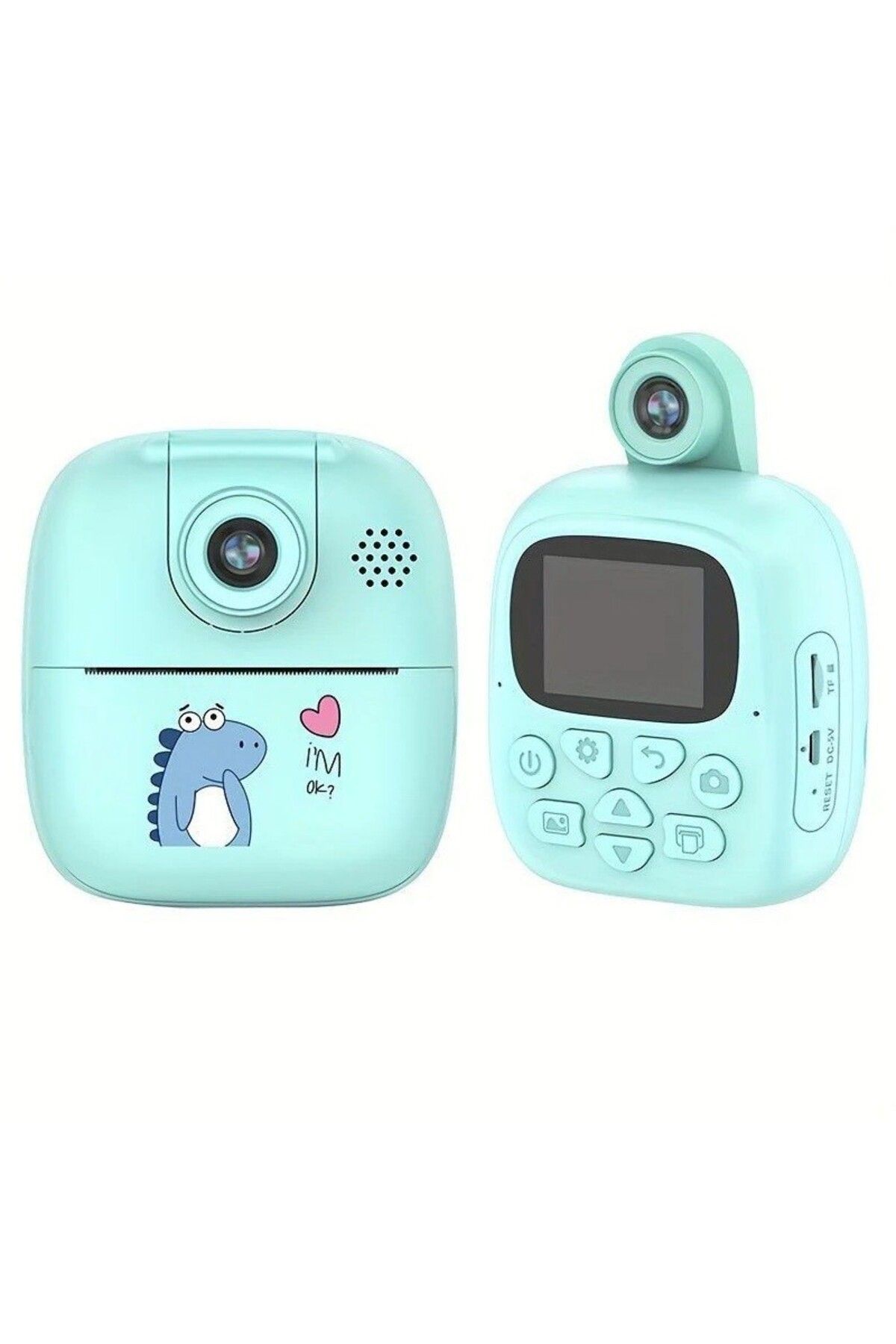 Flippy-Cameră instantanee, Flippy, funcție de imprimare, cablu USB-C, Bluetooth, iOS/Android, imprimare prin aplicație, albastru 1