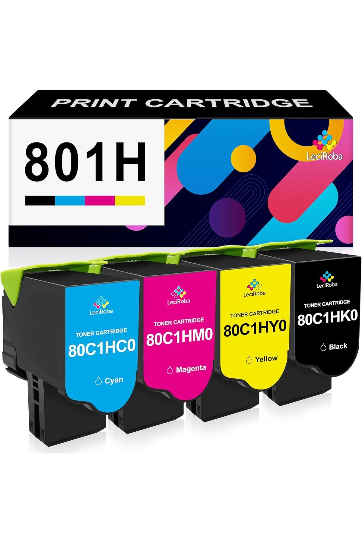Lexmark CX410 CX410de CX410dte CX410e CX510 CX510dthe CX510dhe CX510de Printer (4-Pack)