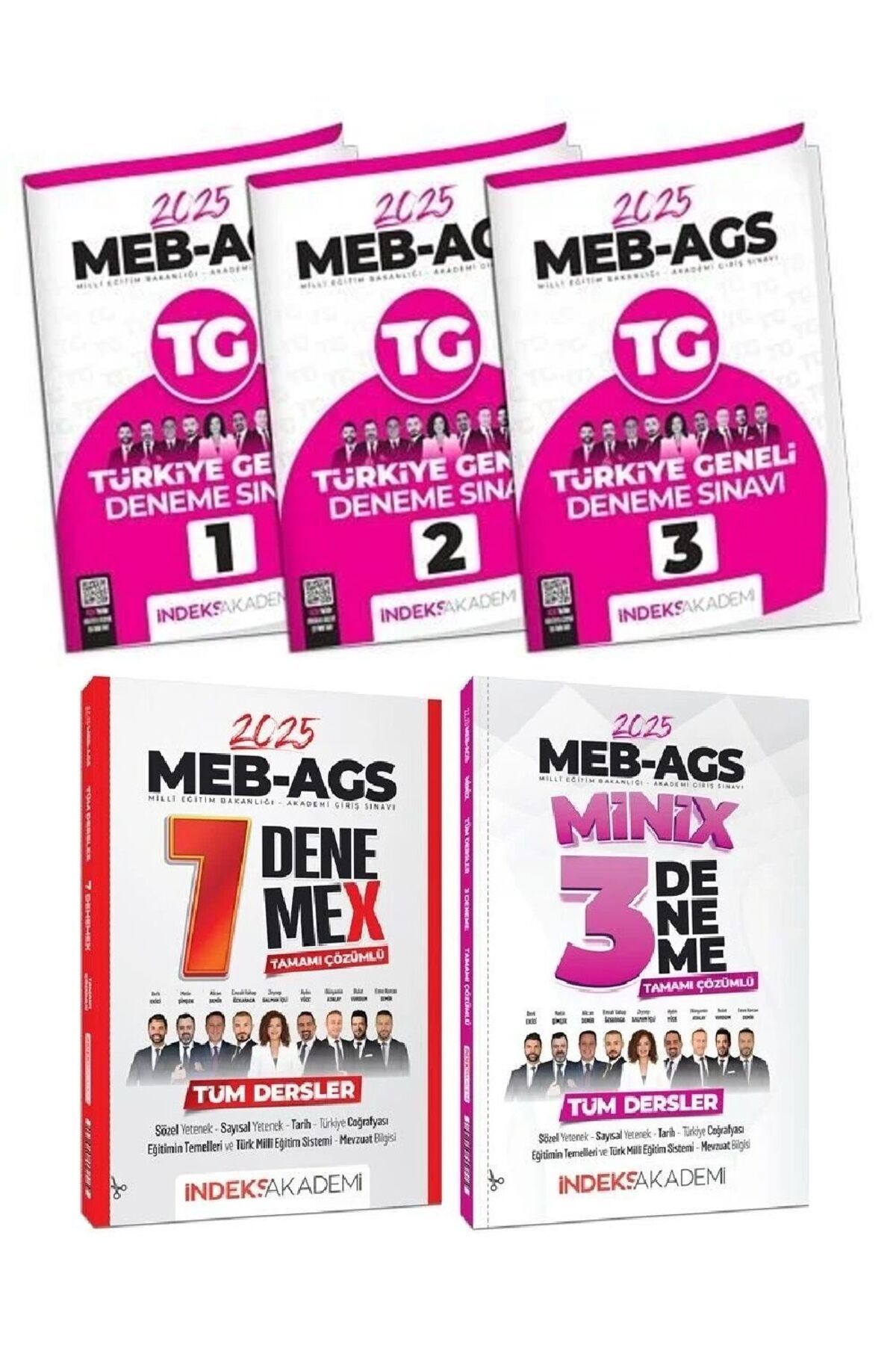 İndeks Akademi İndeks Akademi 2025 MEB-AGS Tüm Dersler + Türkiye Geneli 10+3 Deneme 5 li Set İndeks Akademi Yayıncı