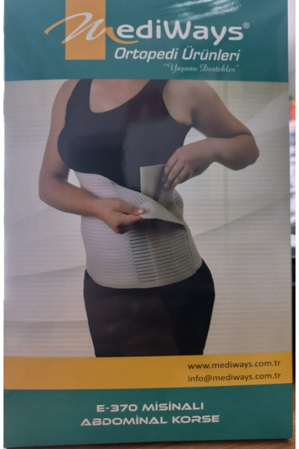 MEDİWAYS ABDOMİNAL MİSİNALI KORSE (SMALL)
