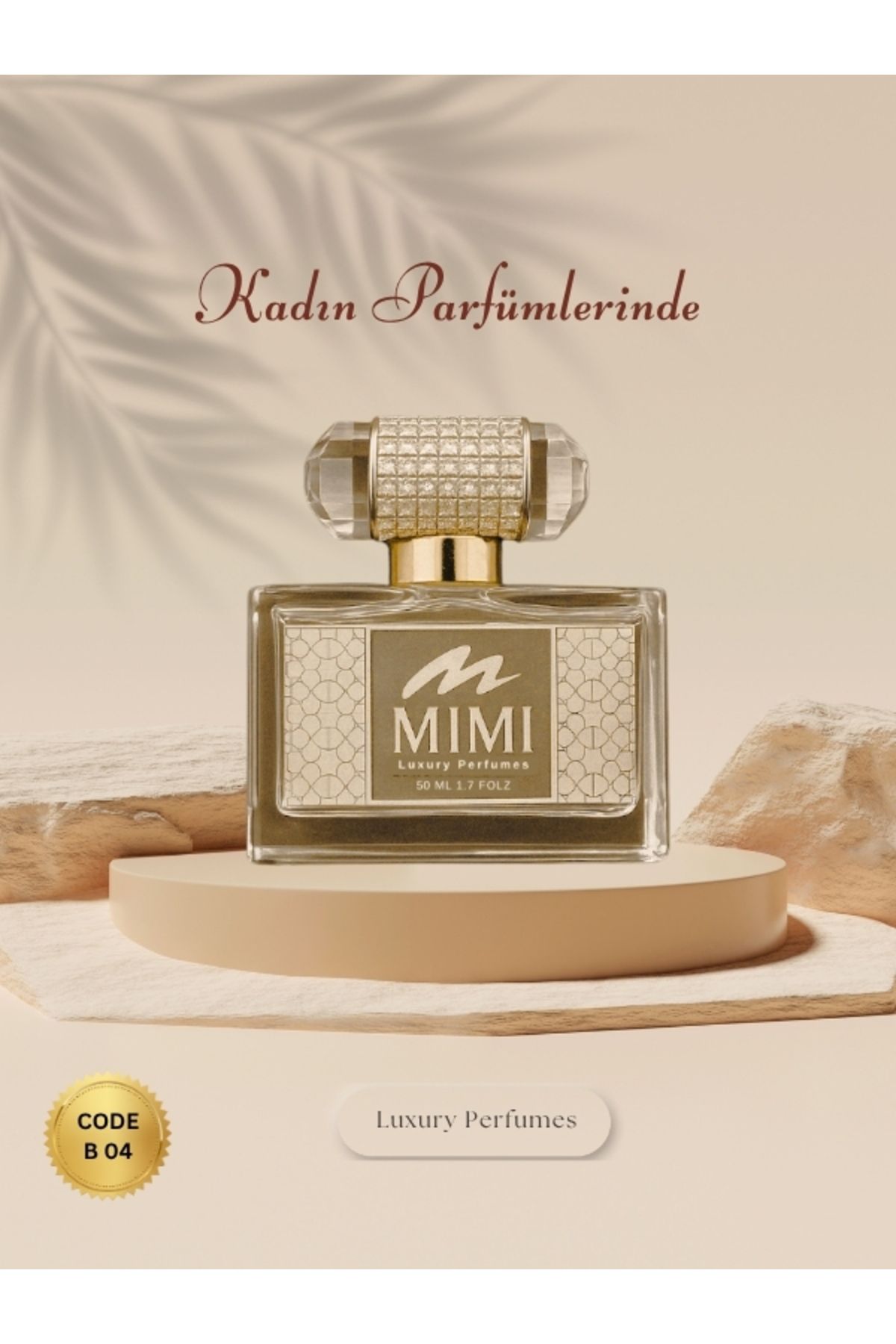 MİMİ Luxury Wear Kadın Parfüm 50 ml Selective Kod 04 Beyaz Çiçekli