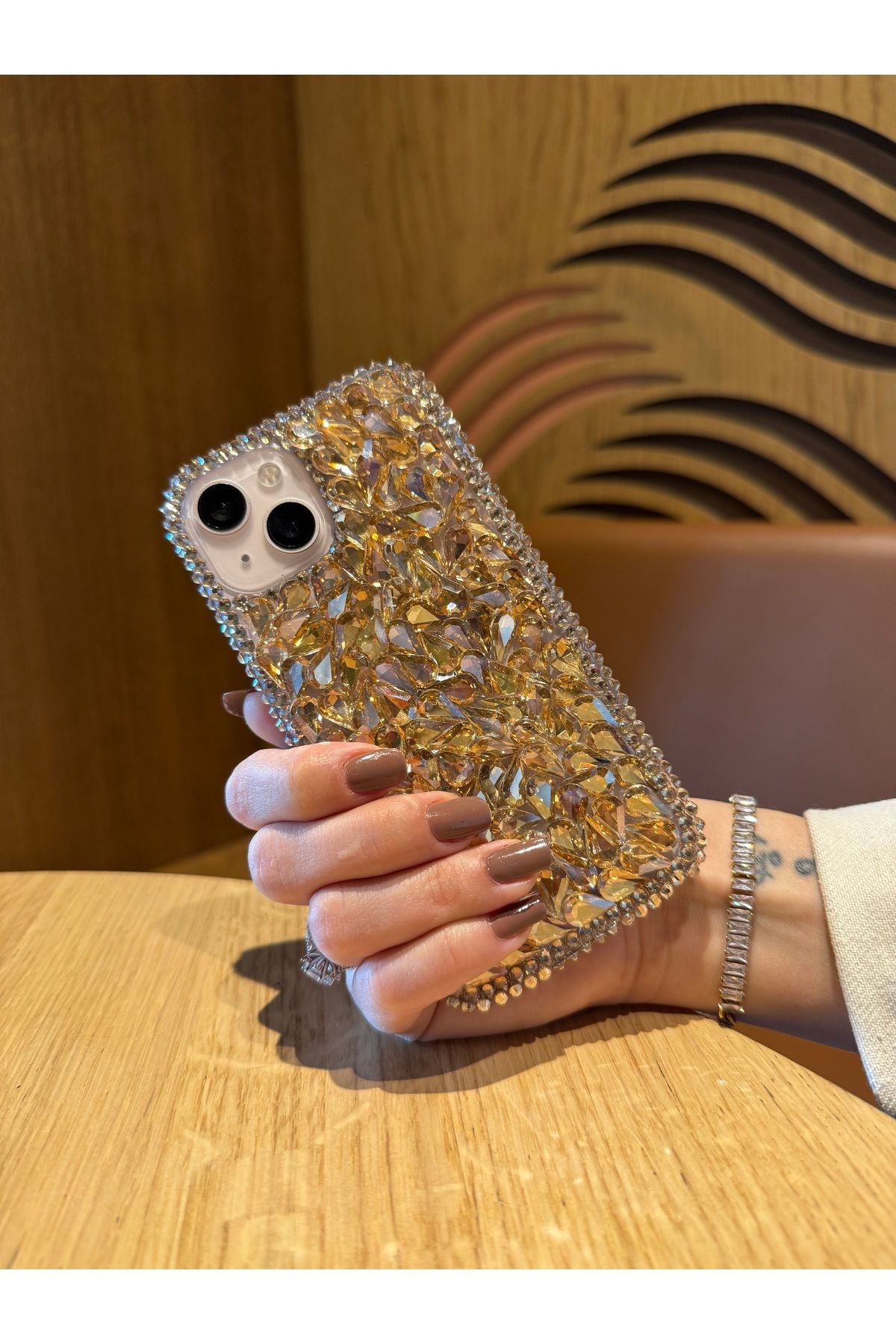 Mois Case İPhone 12 uyumlu Lüks kristal taşlı kılıf