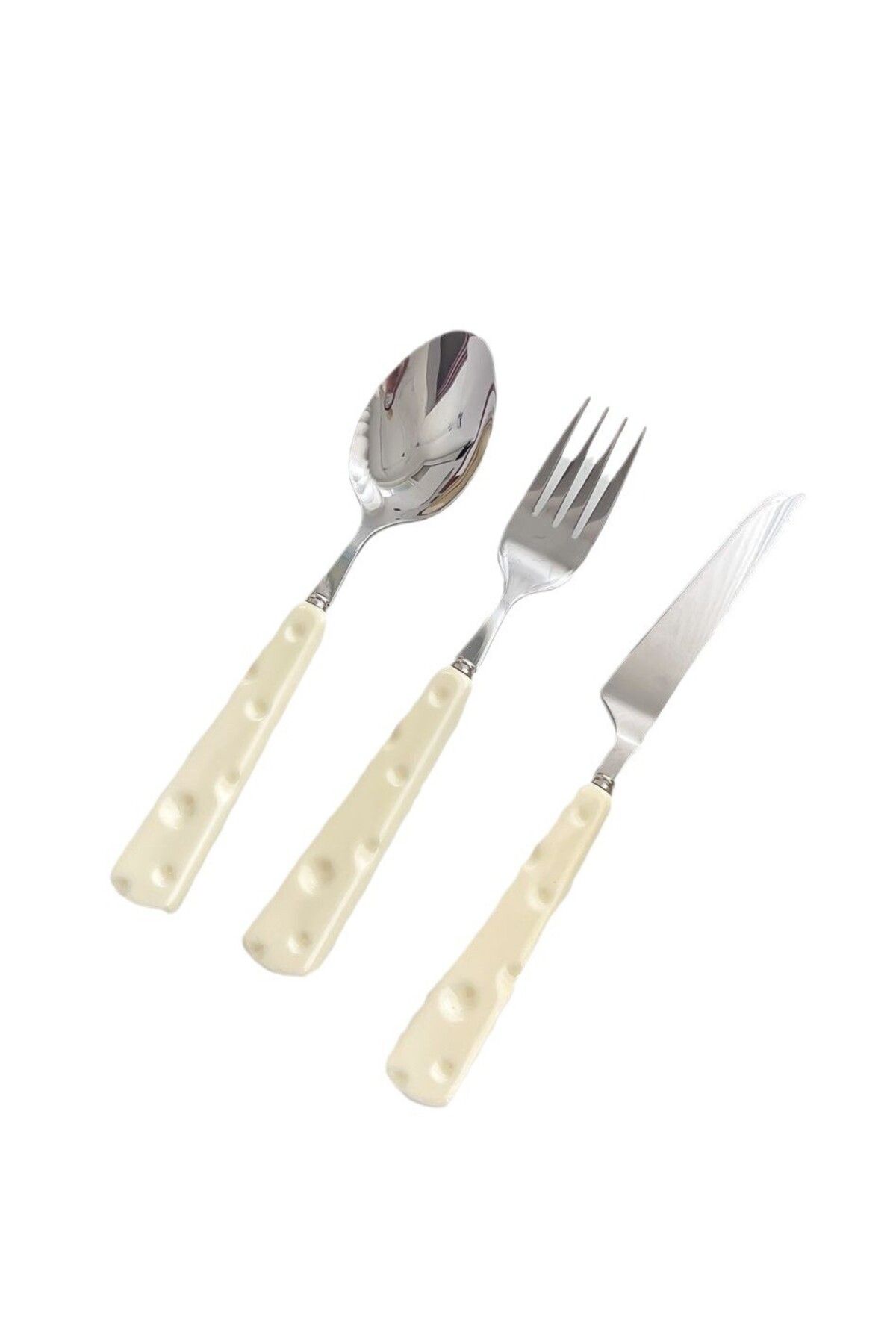 OEM Tacamuri Pentru Copii, Set 3 Piese, Tacamuri Pentru Dejun, Lingura Furculita Cutit, Unisex - 10