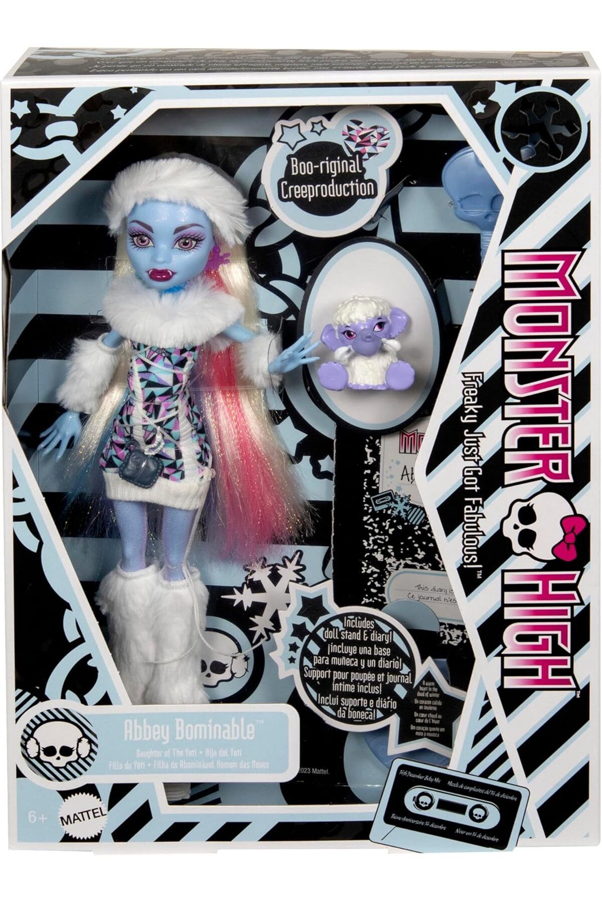 MONSTER HIGH Abbey Bominable Booriginal Creeproduction Doll