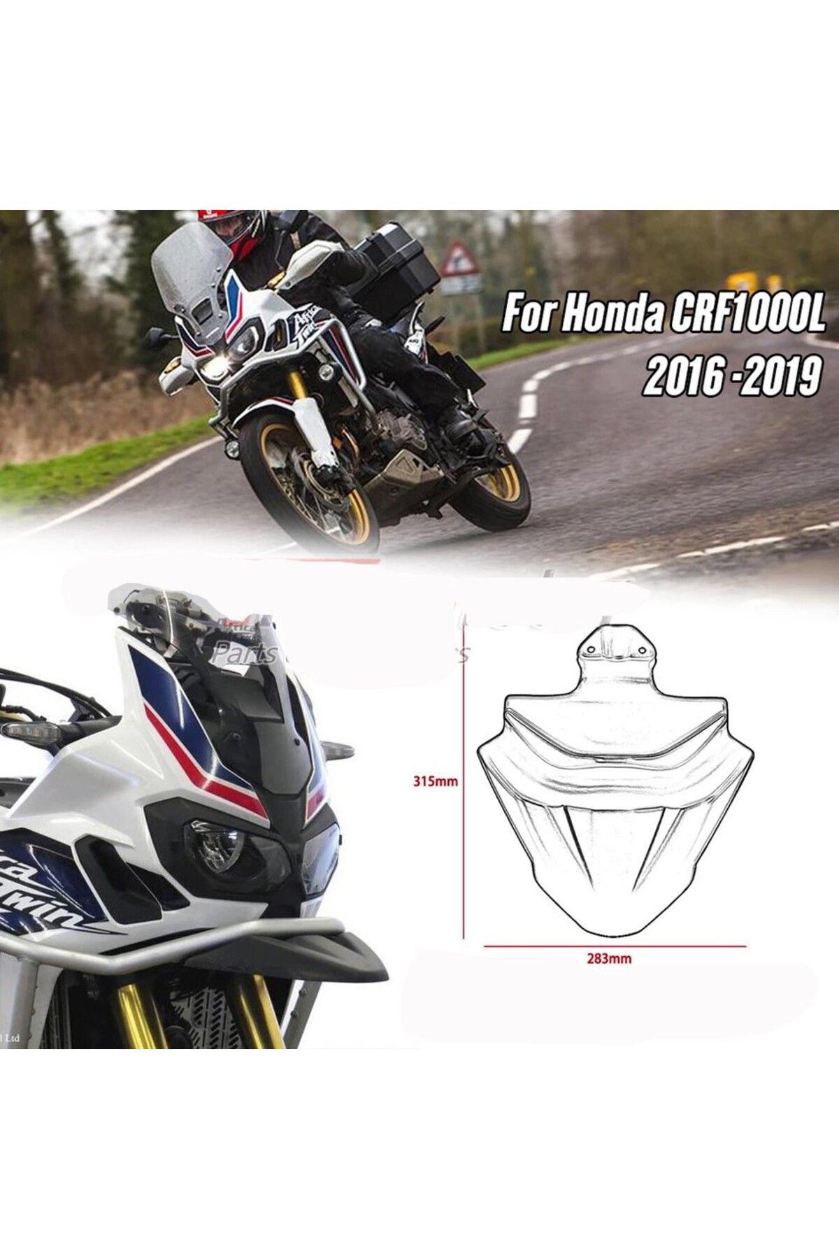 YSGMOTOPARTS CRF 1000L AFRİCA TWİN 2016-2019 ÖN GAGA İTHAL