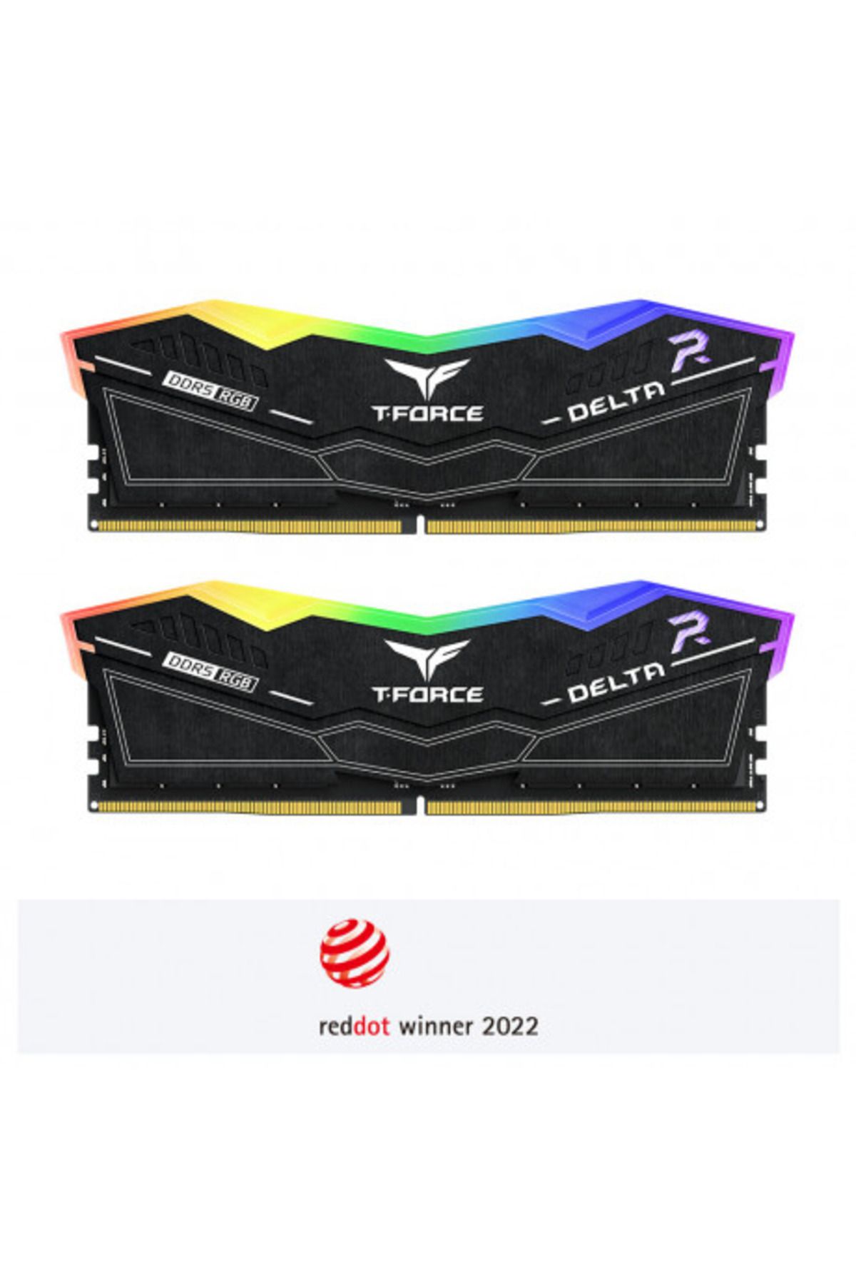 Oxydo Team T-Force DELTA RGB 32GB(2x16GB) 7800Mhz DDR5 CL38 Beyaz Gaming Ram