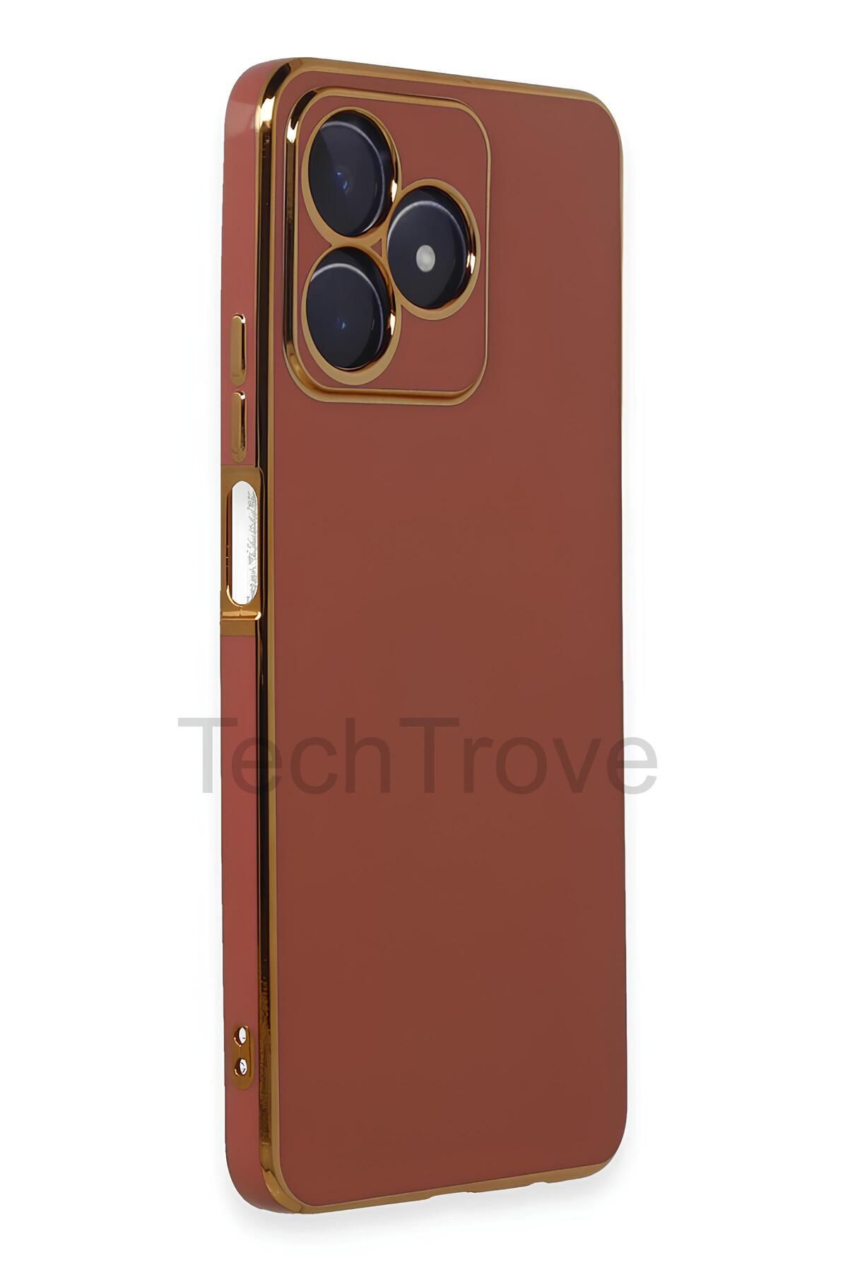 TechTrove Realme C53 Kılıf Parlak Tasrım Kamera Korumalı Ultra Yumuşak Esnek A+ Kalite Kapak