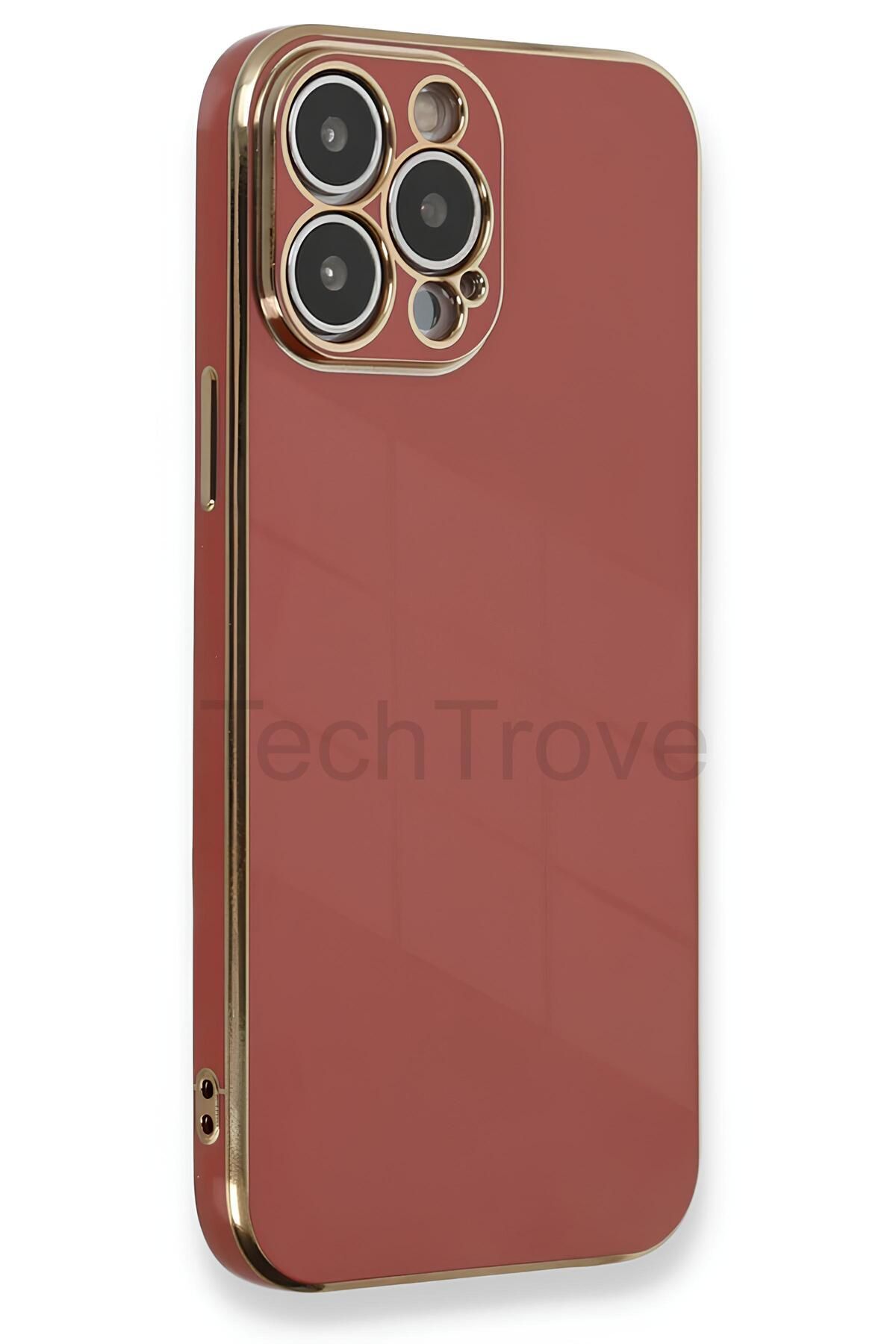 TechTrove iPhone 13 Pro Max Kılıf Parlak Tasrım Kamera Korumalı Ultra Yumuşak Esnek A+ Kalite Kapak