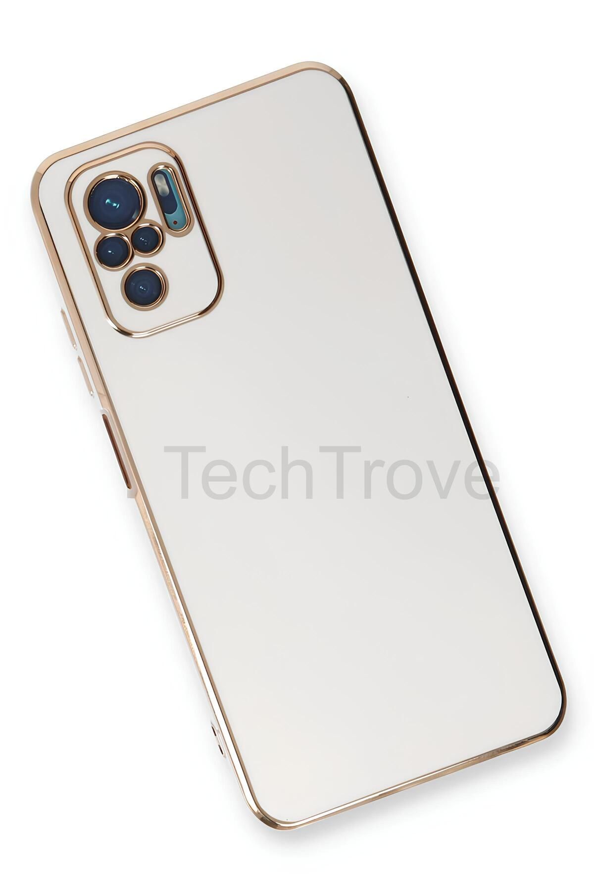 TechTrove Xiaomi Redmi Note 10 Kılıf Parlak Tasrım Kamera Korumalı Ultra Yumuşak Esnek A+ Kalite Kapak