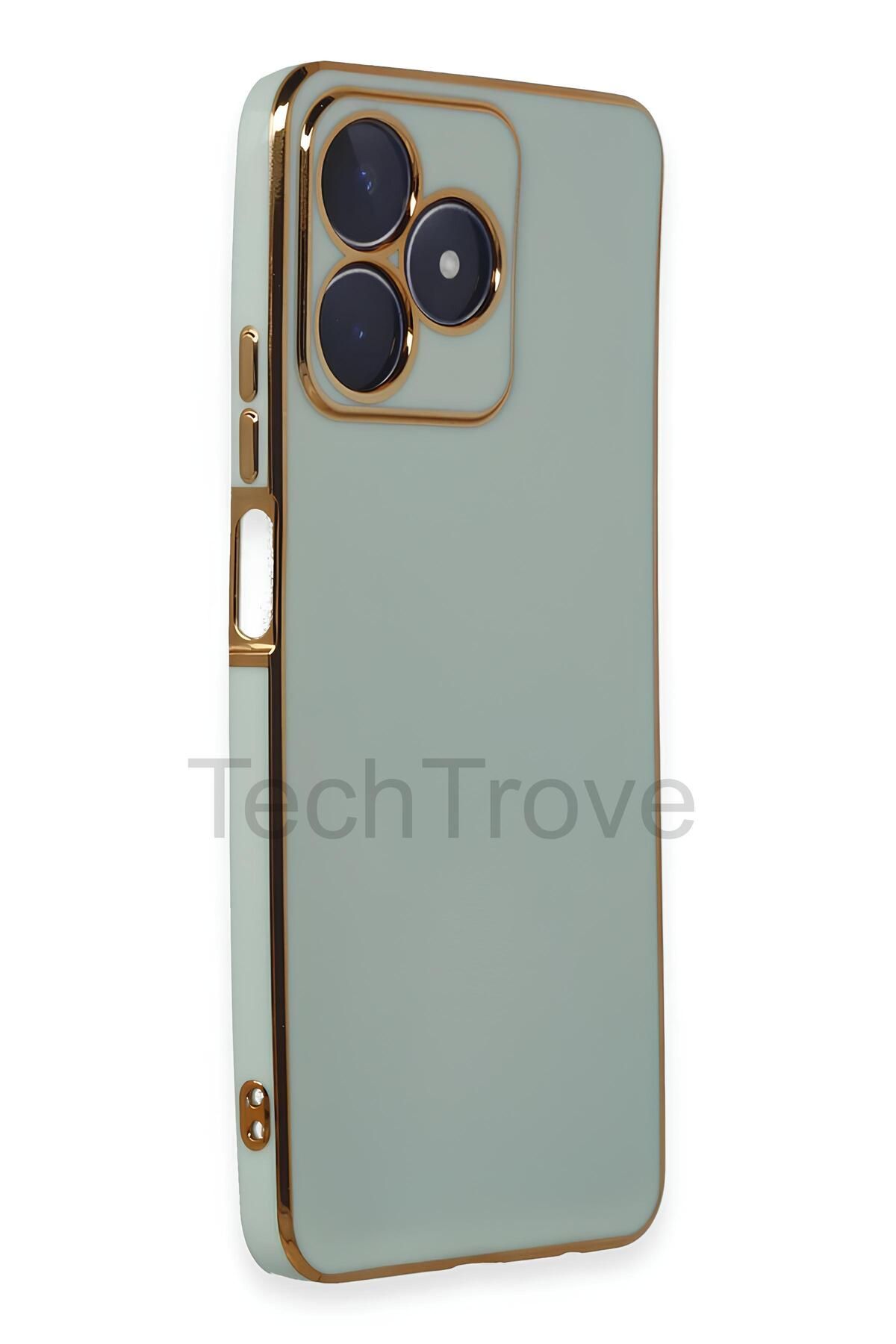 TechTrove Realme C53 Kılıf Parlak Tasrım Kamera Korumalı Ultra Yumuşak Esnek A+ Kalite Kapak