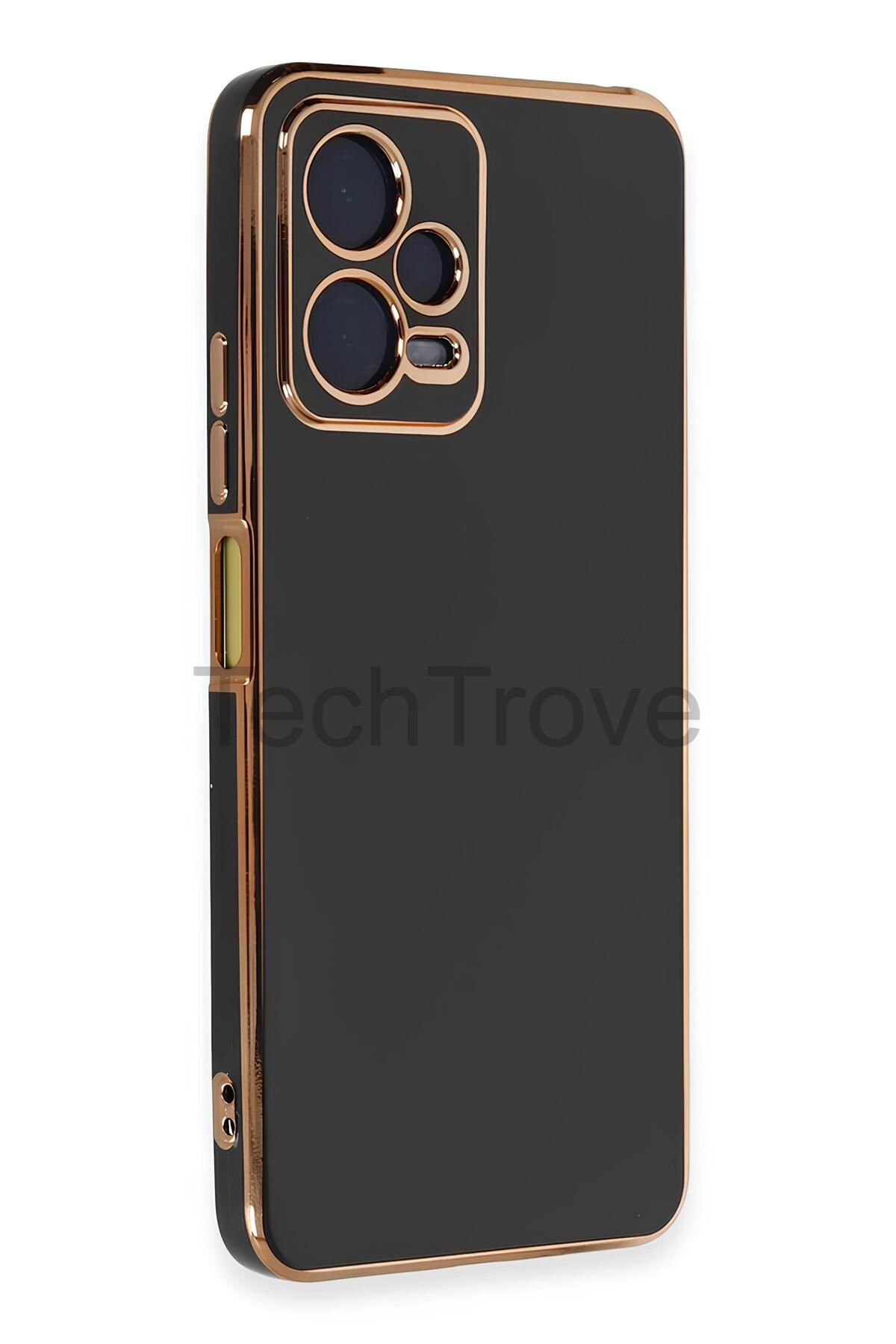 TechTrove Xiaomi Redmi Note 12 Pro 5G Kılıf Parlak Tasrım Kamera Korumalı Ultra Yumuşak Esnek A+ Kalite Kapak