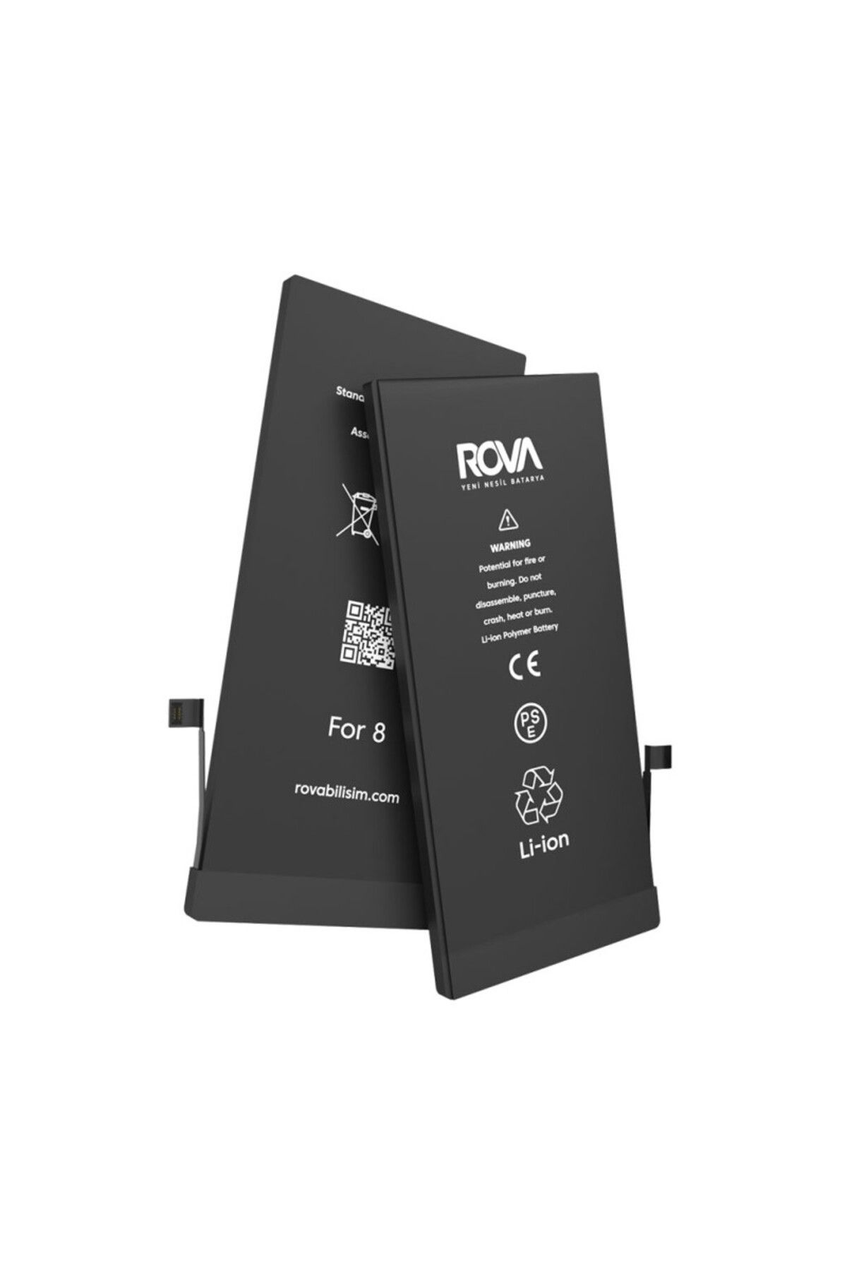 ROVA iPhone 15 Pro Yüksek Kapasiteli Batarya Pil 3500 mAh